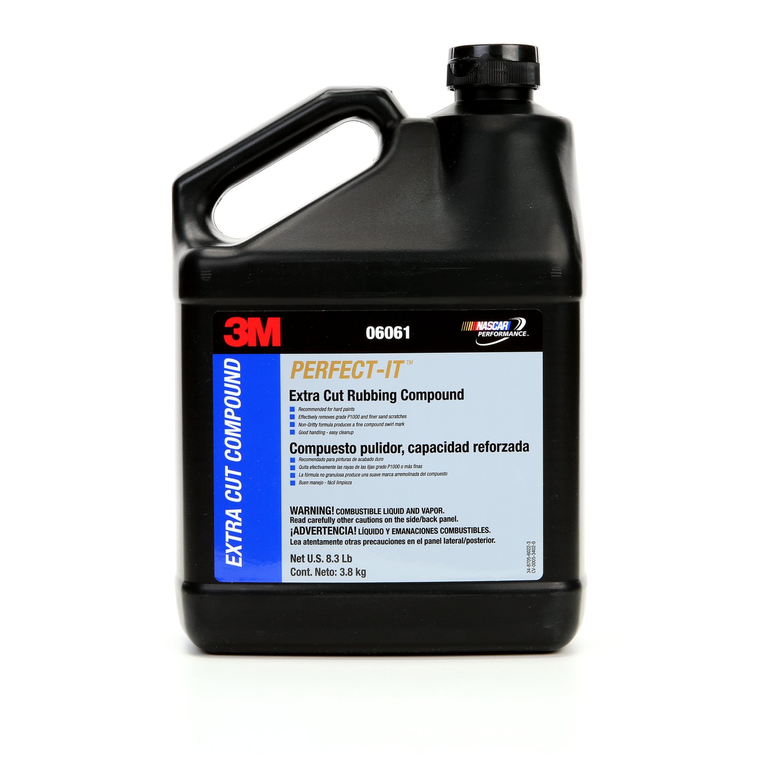 7100153724 - 3M Extra Cut Rubbing Compound, 06061, 1 gal, 4 per case