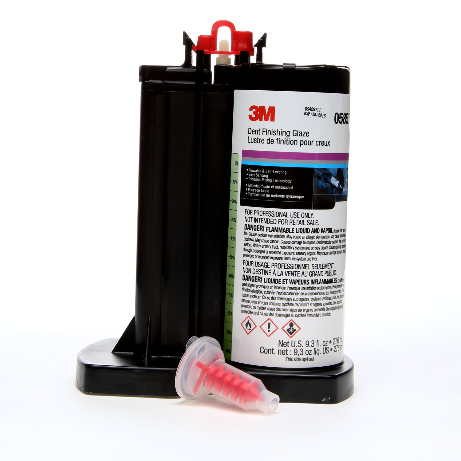 7000120077 - 3M Dent Finishing Glaze 05857, 276 mL DMS Cartridge 6/Case