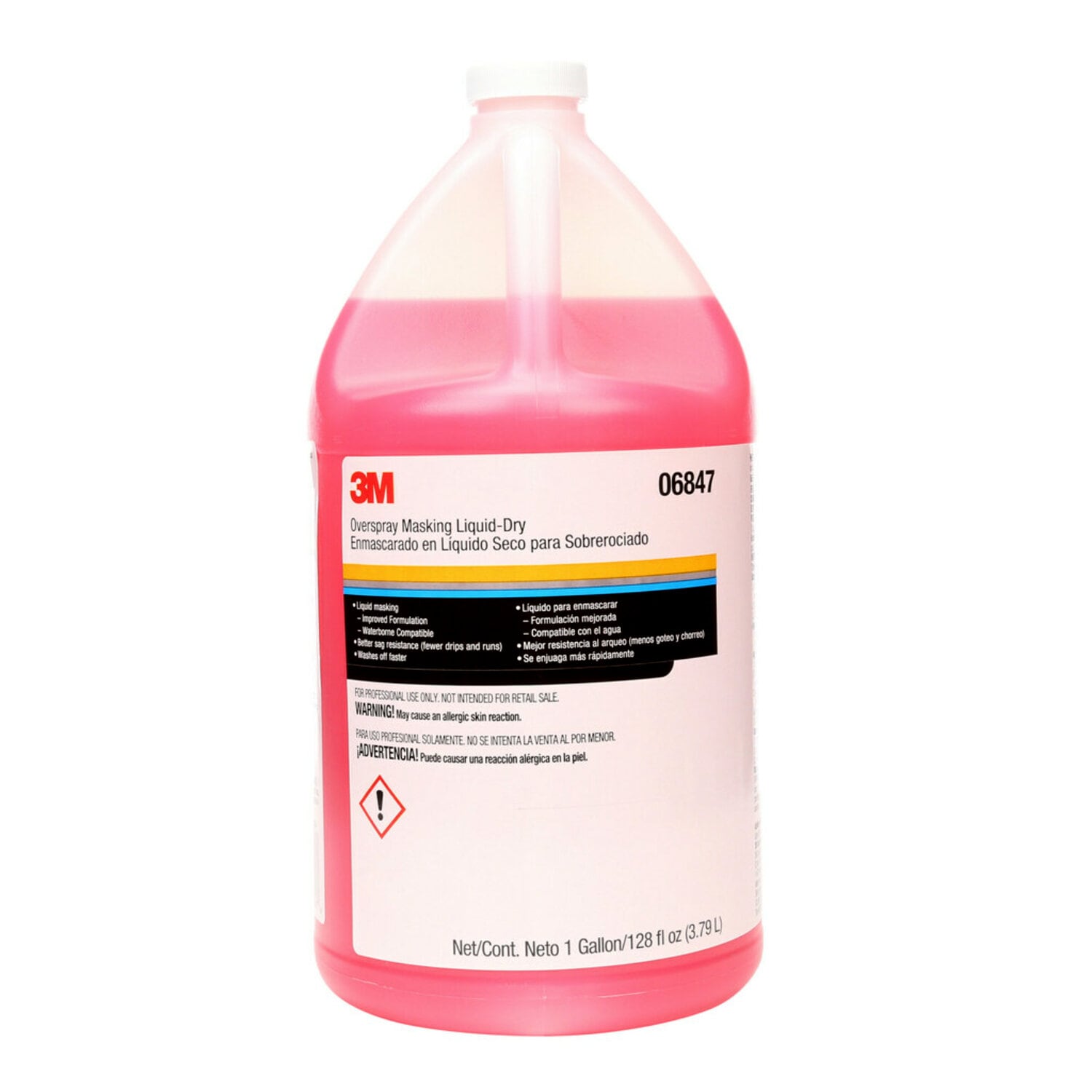 7010309222 - 3M Overspray Masking Liquid Dry, 06847, 1 Gallon, 4 per case