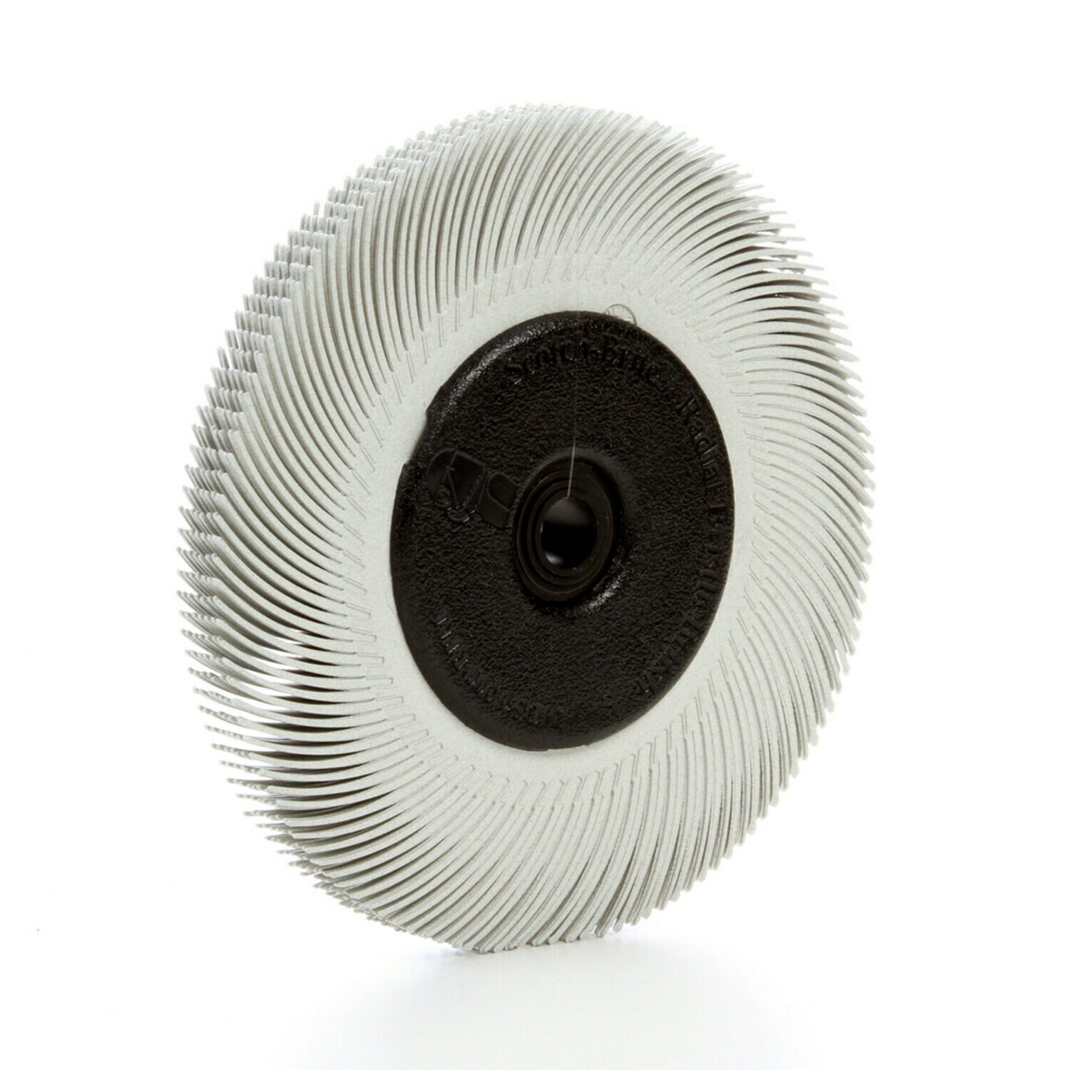 7100138298 - Scotch-Brite Radial Bristle Brush, 6 in x 7/16 in x 1 in 120 with Adapter, 5 ea/Case