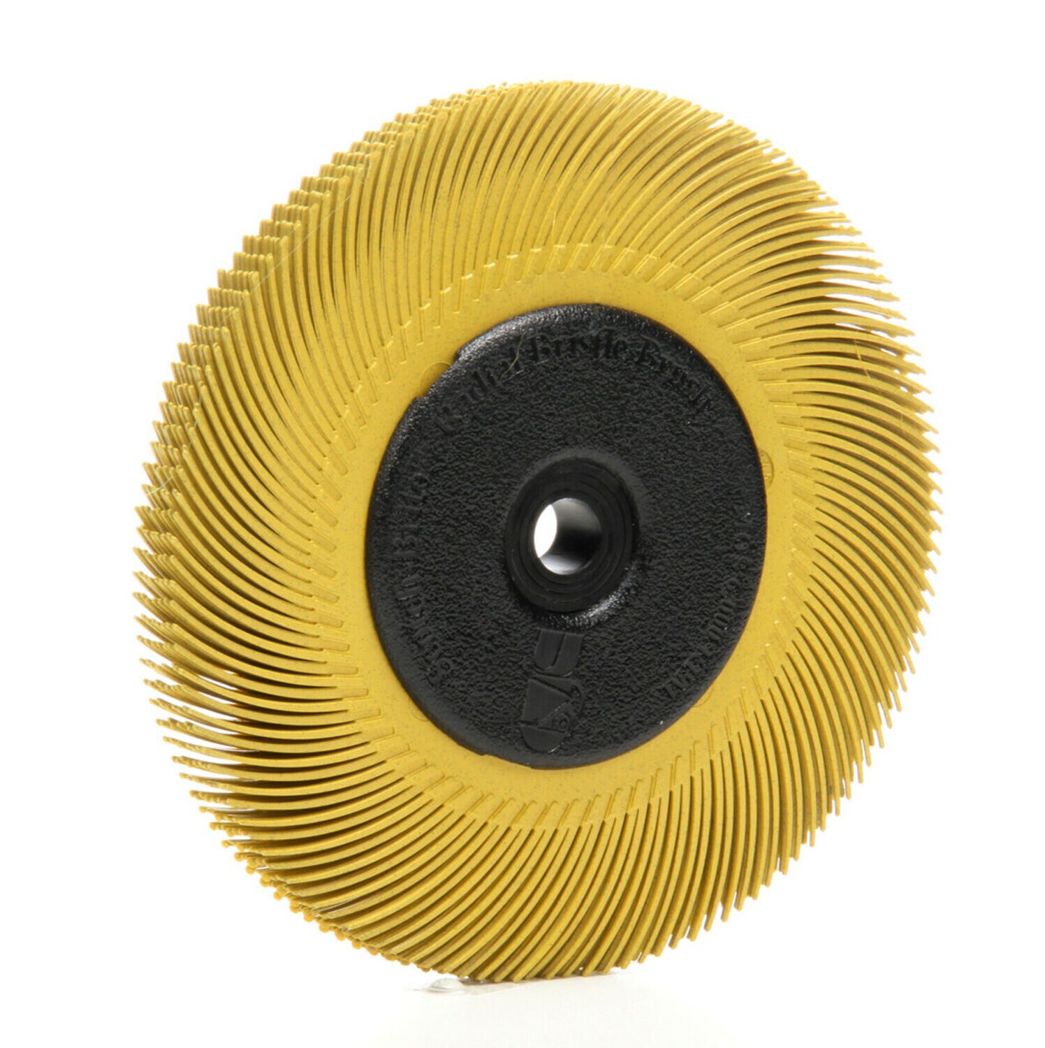 7100138300 - Scotch-Brite Radial Bristle Brush, 6 in x 7/16 in x 1 in 80 with Adapter, 5 ea/Case