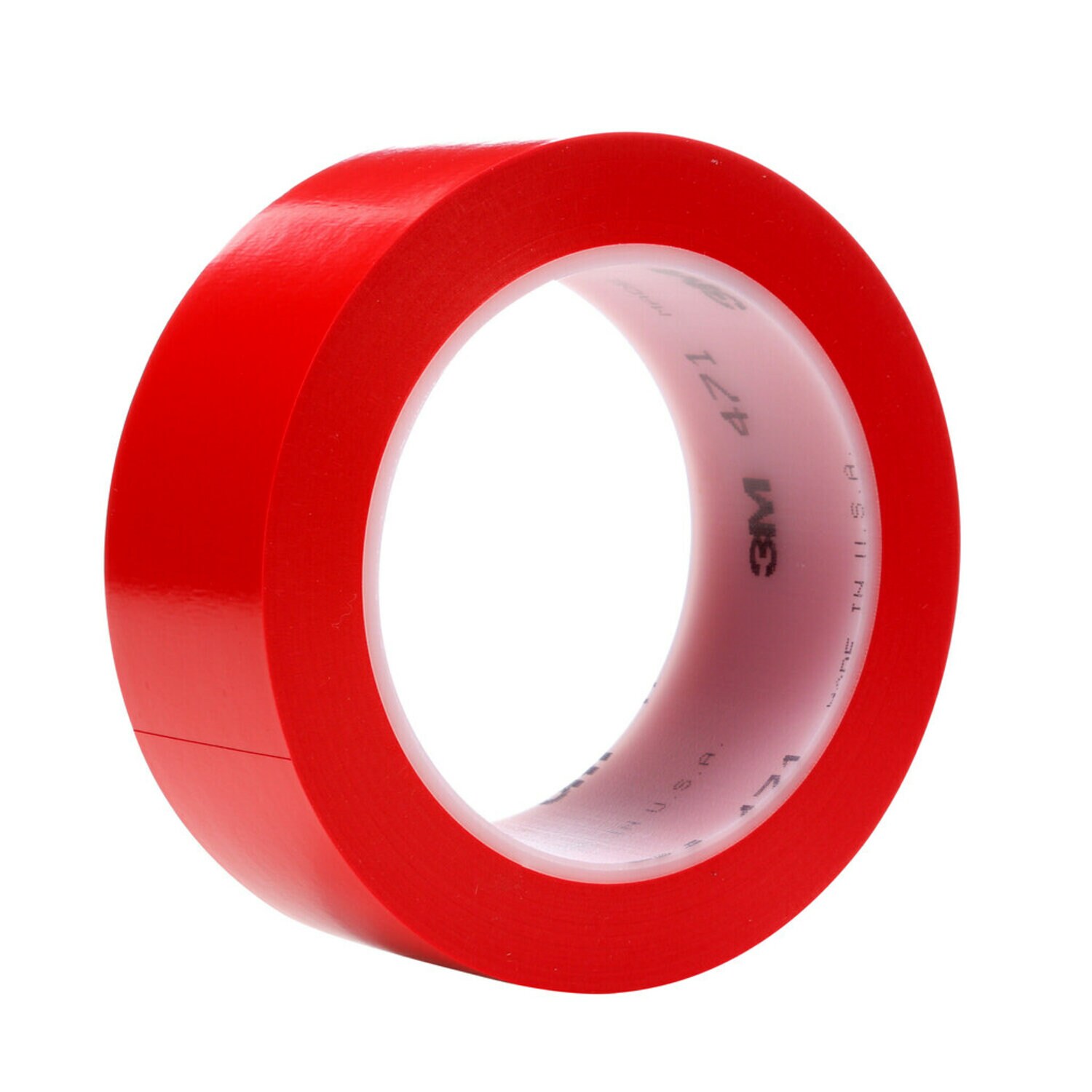 7000122474 - 3M Vinyl Tape 471, Red, 3 in x 36 yd, 5.2 mil, 12 Roll/Case