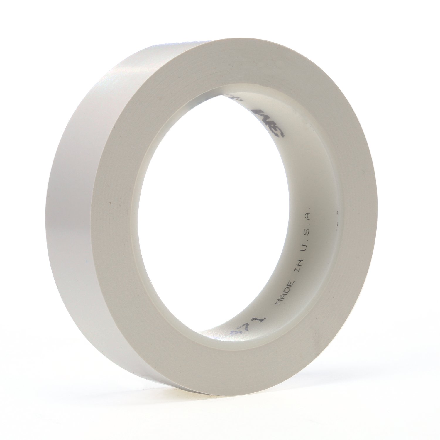 7000047474 - 3M Vinyl Tape 471, White, 1 in x 36 yd, 5.2 mil, 36 Roll/Case