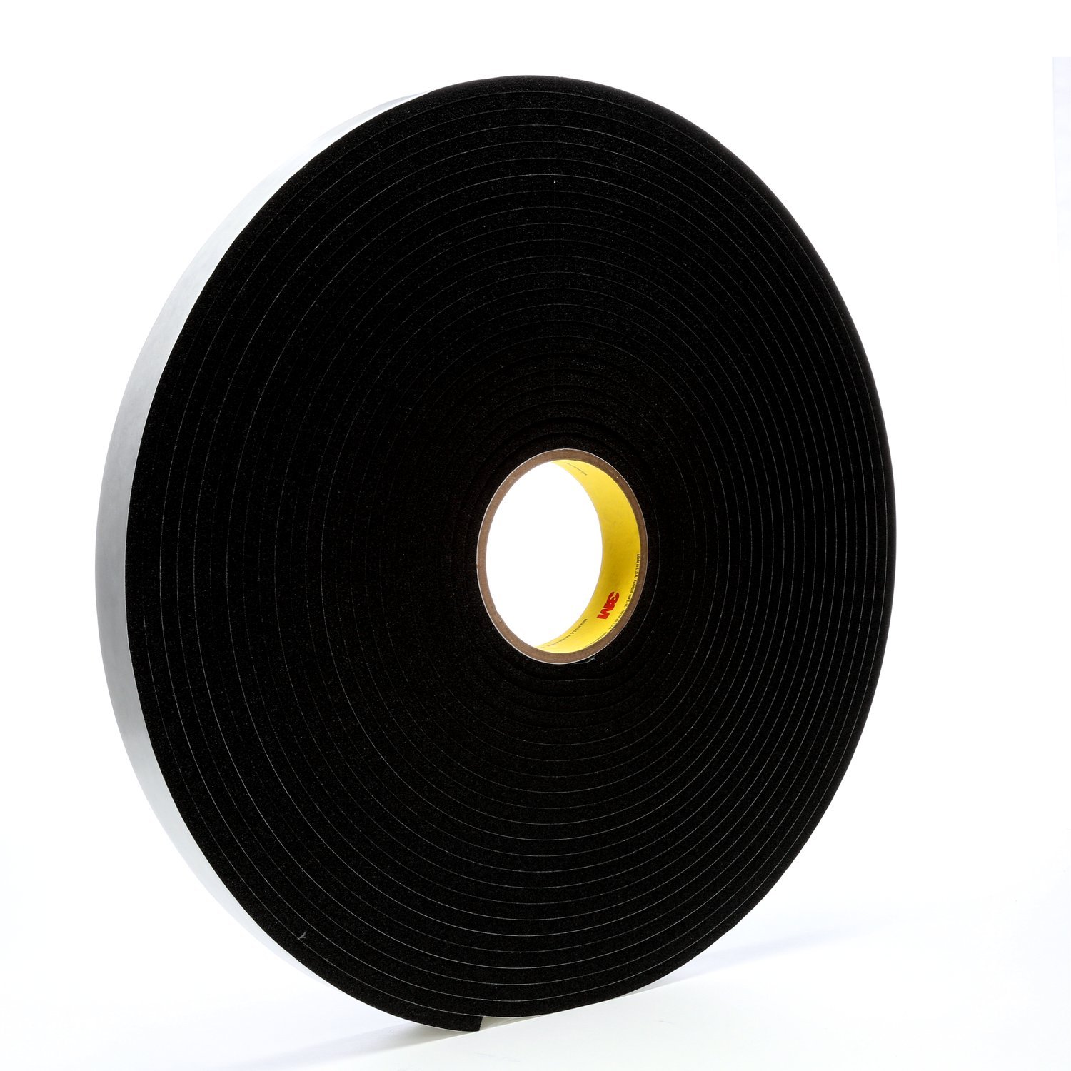 7000047499 - 3M Vinyl Foam Tape 4504, Black, 1 in x 18 yd, 250 mil, 9 rolls per case