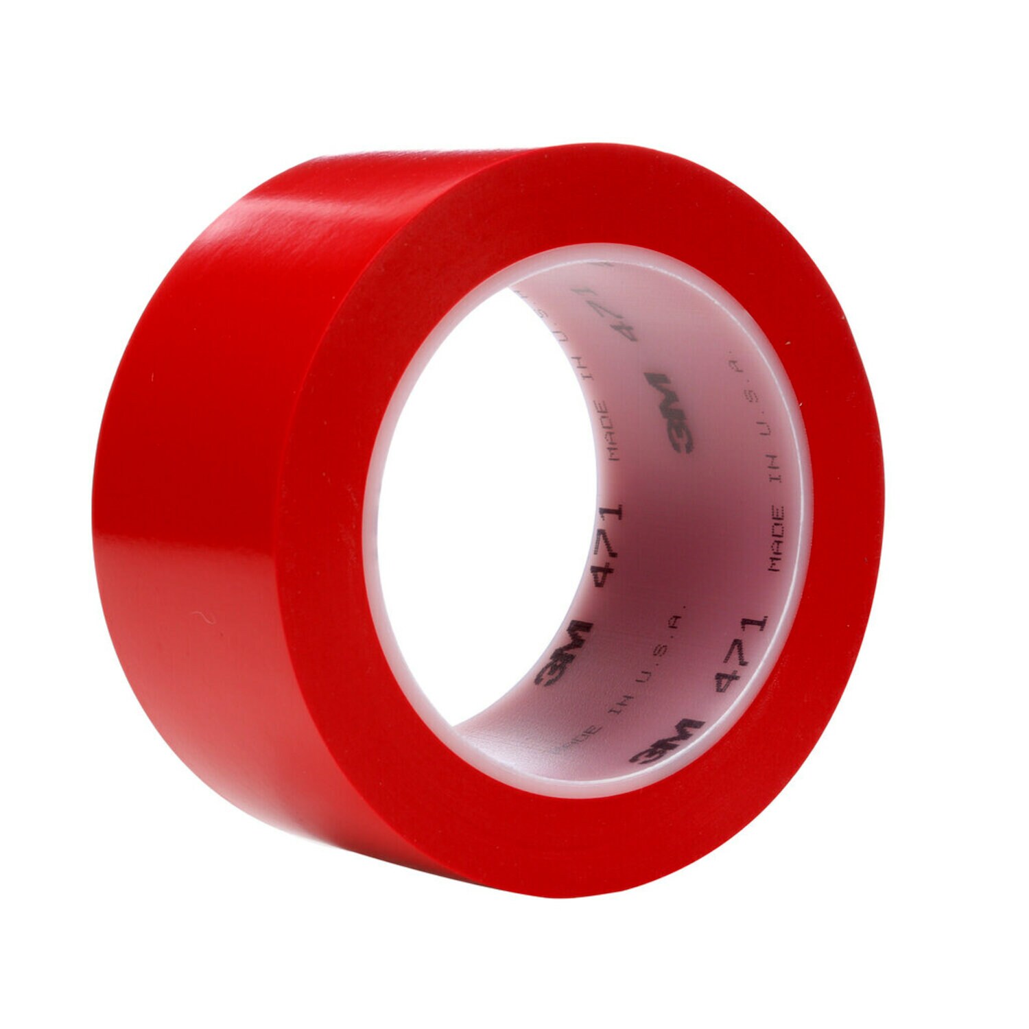7000047455 - 3M Vinyl Tape 471, Red, 4 in x 36 yd, 5.2 mil, 8 Roll/Case