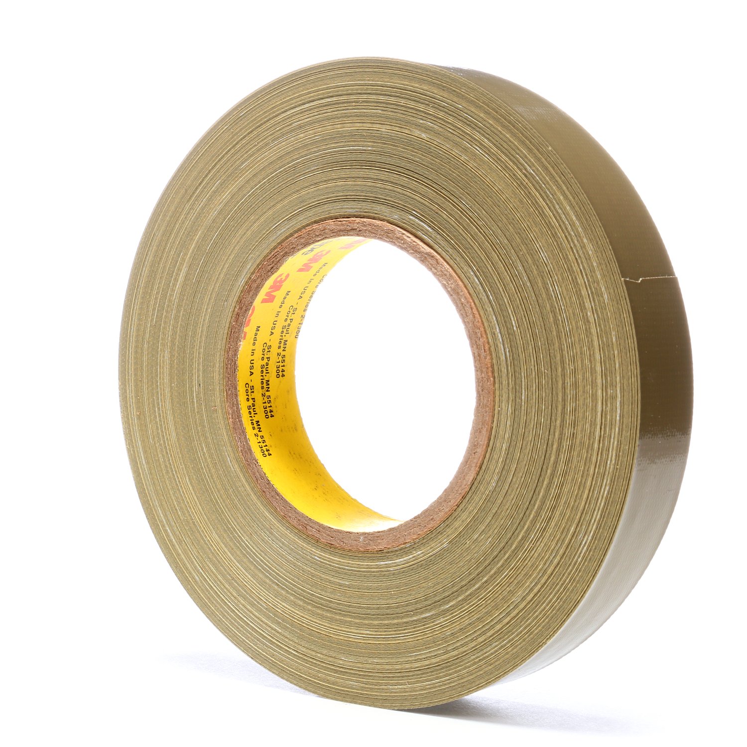 7000123294 - Scotch Polyethylene Coated Cloth Tape 390, Olive, 1 in x 60 yd, 11.7 mil, 36/Case