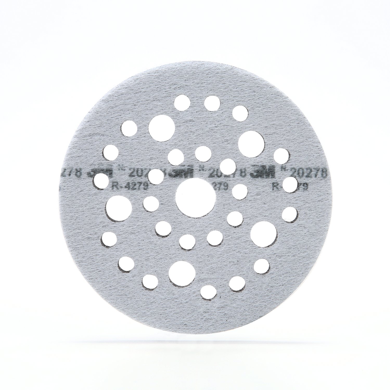 7100006170 - 3M Clean Sanding Soft Interface Disc Pad 20278, 5 in x 1/2 in x 3/4 in Multihole, 10 ea/Case