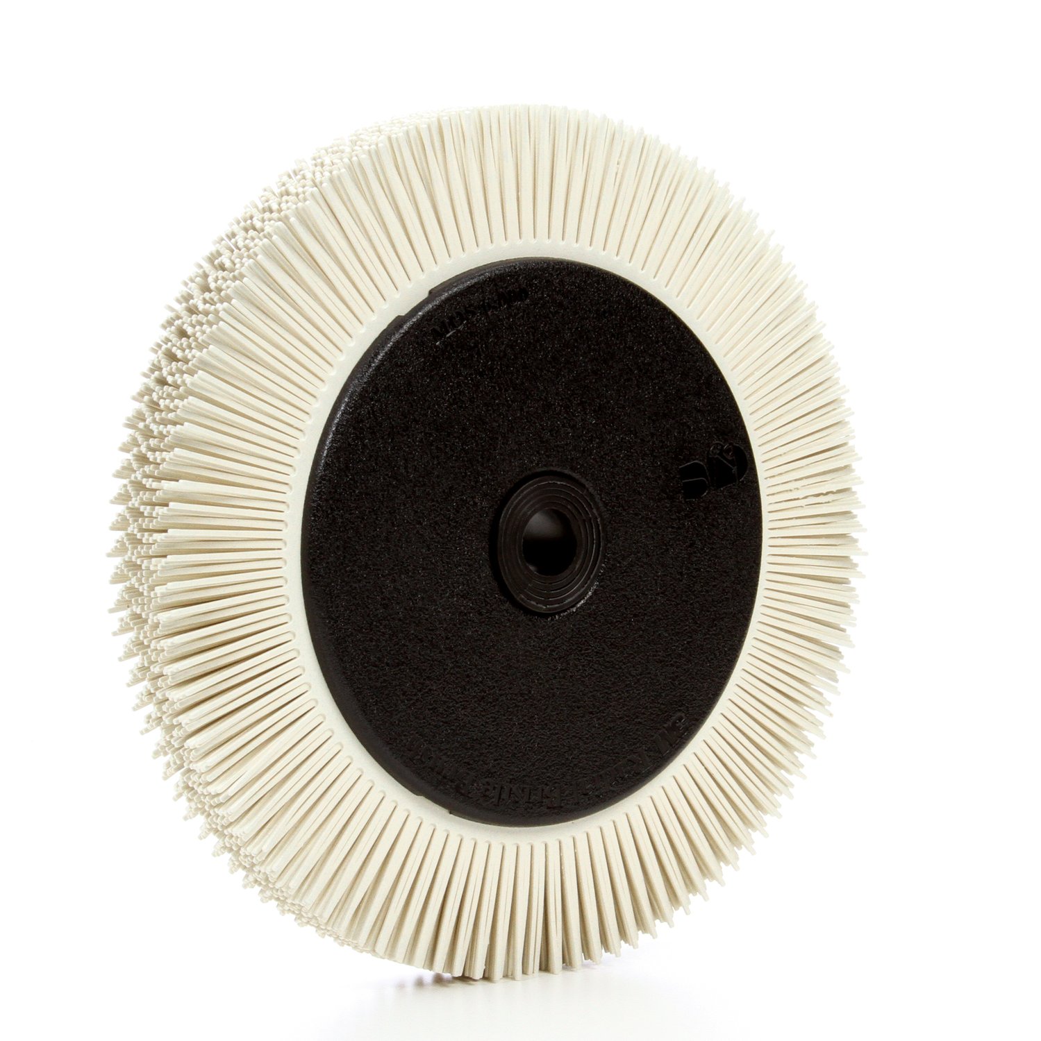 7100138334 - Scotch-Brite Radial Bristle Brush, 8 in x 1 in x 1-1/4 in 120 with Flange, 2 ea/Case