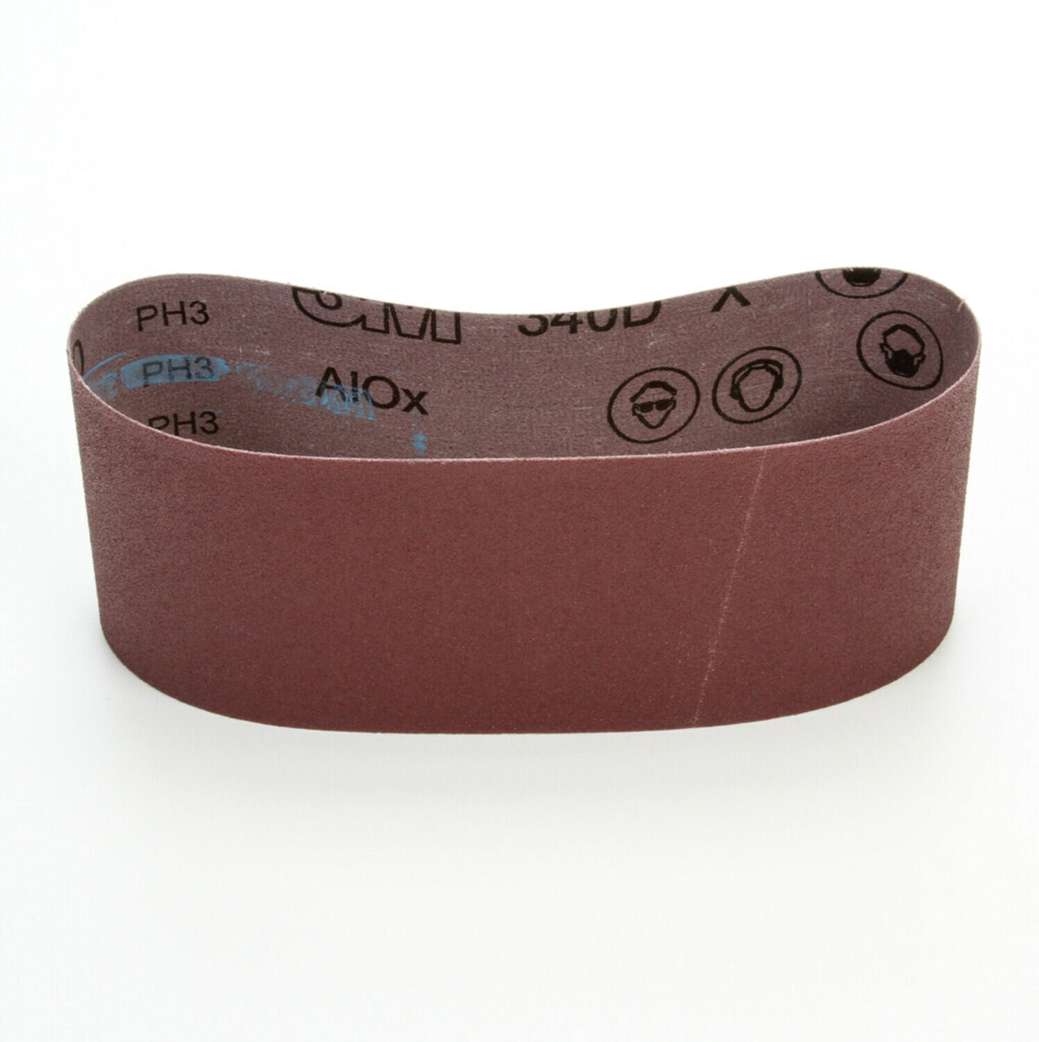7100194112 - 3M Cloth Belt 340D, P220 X-weight, 6 in x 48 in, Top Butt 45° Angle, 20 ea/Case