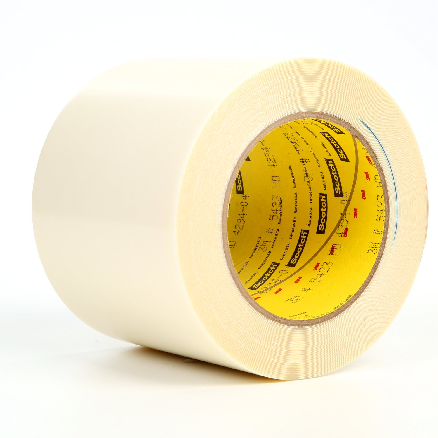 7000029136 - 3M UHMW Film Tape 5423, Transparent, 4 in x 18 yd, 12 mil, 3 Roll/Case