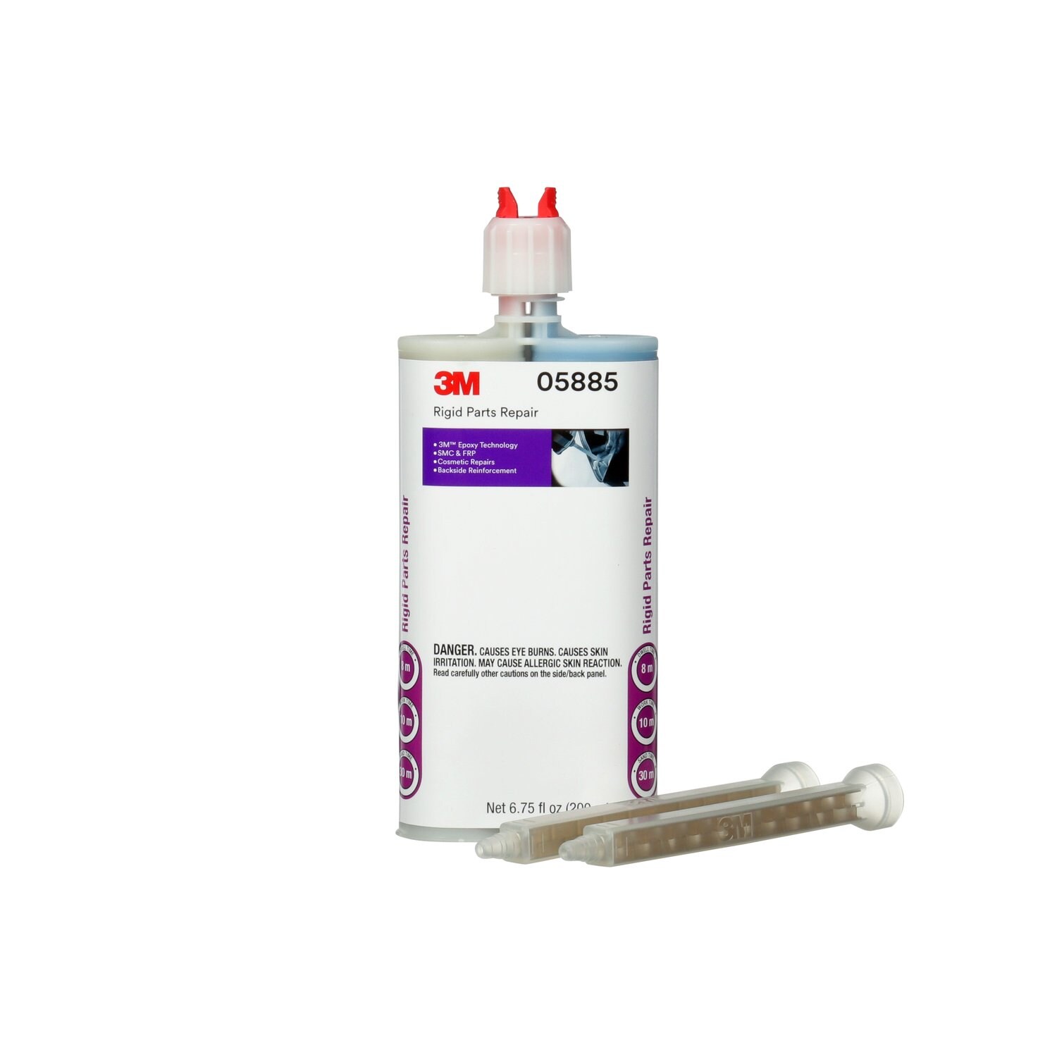 7100020862 - 3M Rigid Parts Repair 05885, Blue, 200 mL Cartridge 6/Case