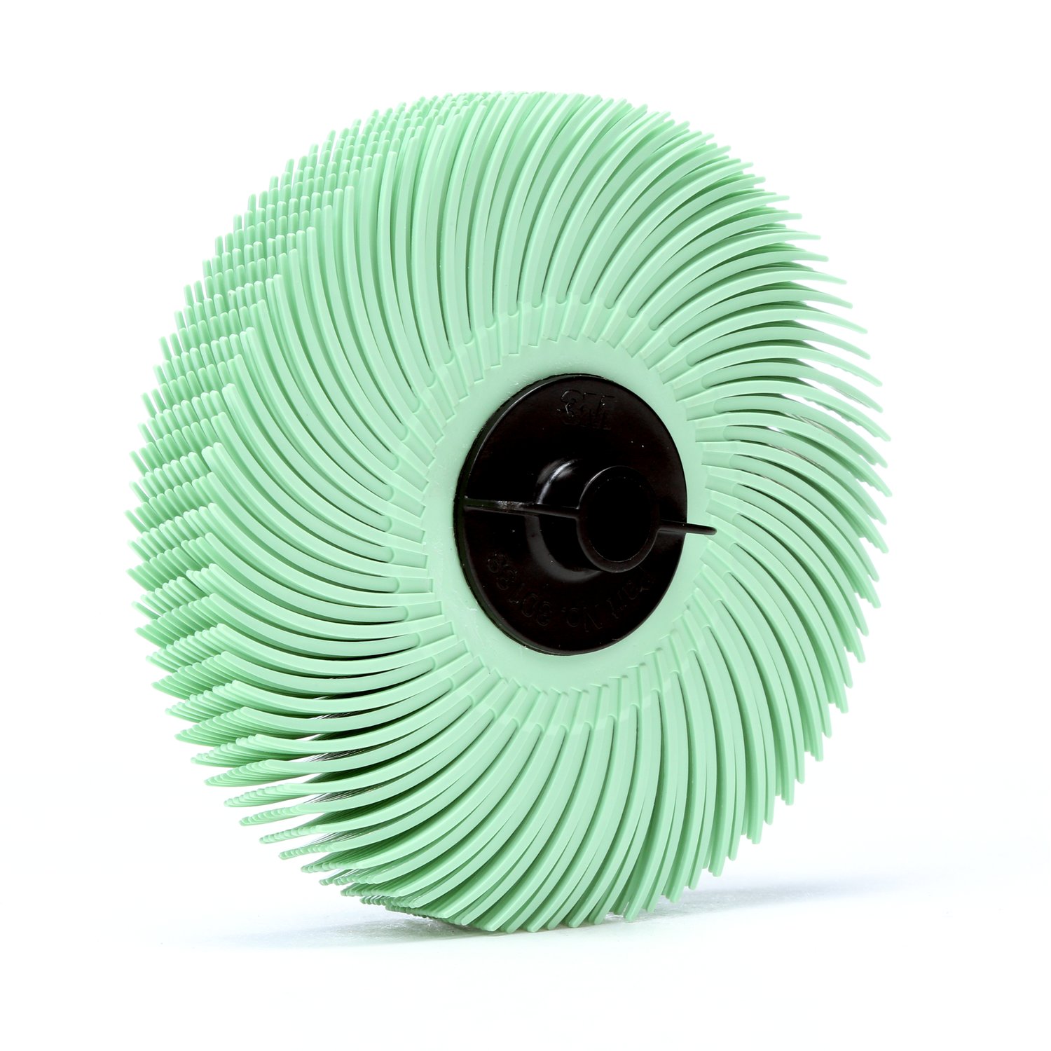 7100007341 - Scotch-Brite Radial Bristle Disc, 3 in x 3/8 in 1 Micron, 40/Carton, 80 ea/Case