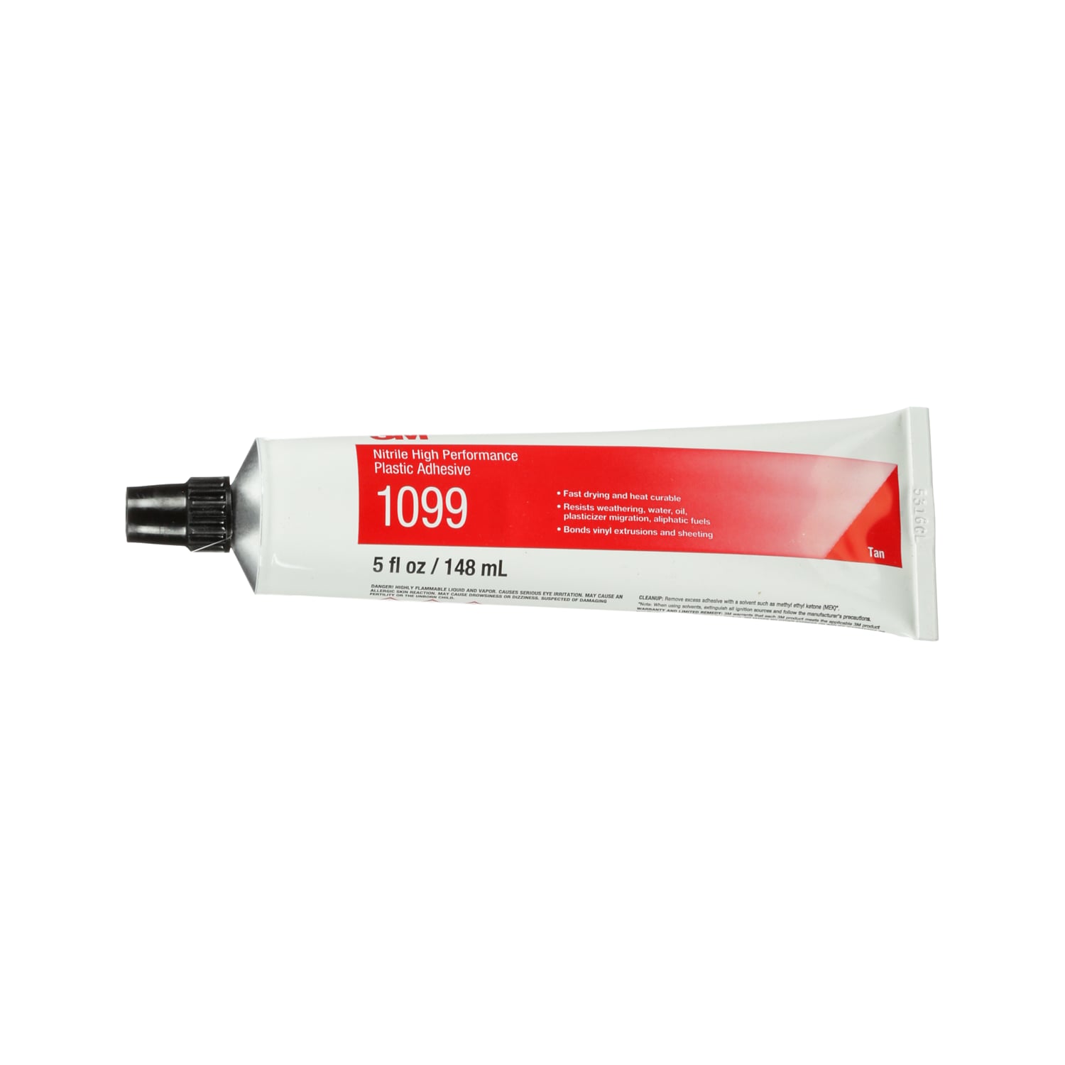 7000121197 - 3M Nitrile High Performance Plastic Adhesive 1099, Tan, 5 Oz Tube, 1 Each/Case, Sample