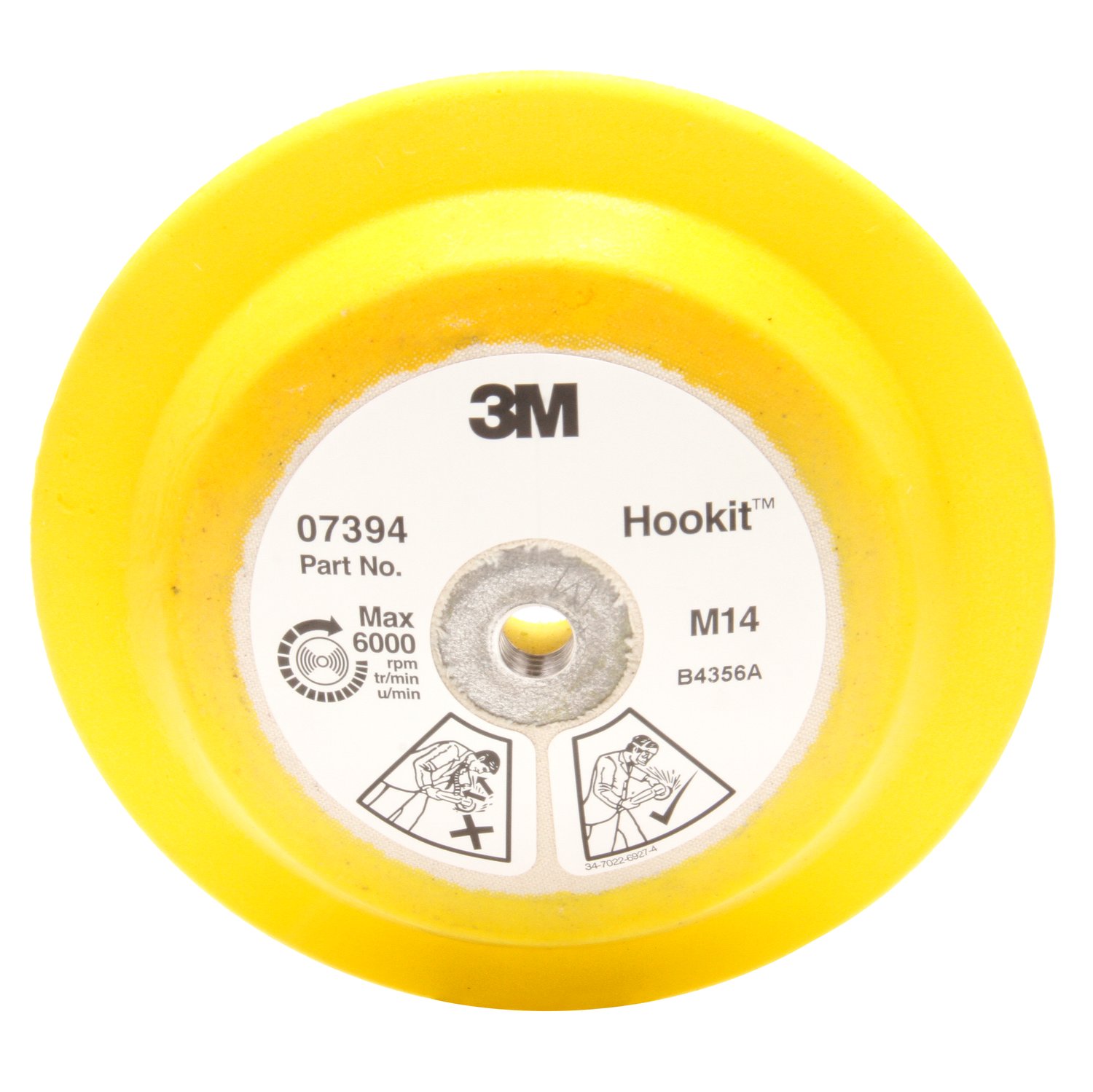 7000045702 - 3M Hookit Disc Pad 07394, 178 mm x 25 mm M14-2.0 Internal, 1 ea/Case