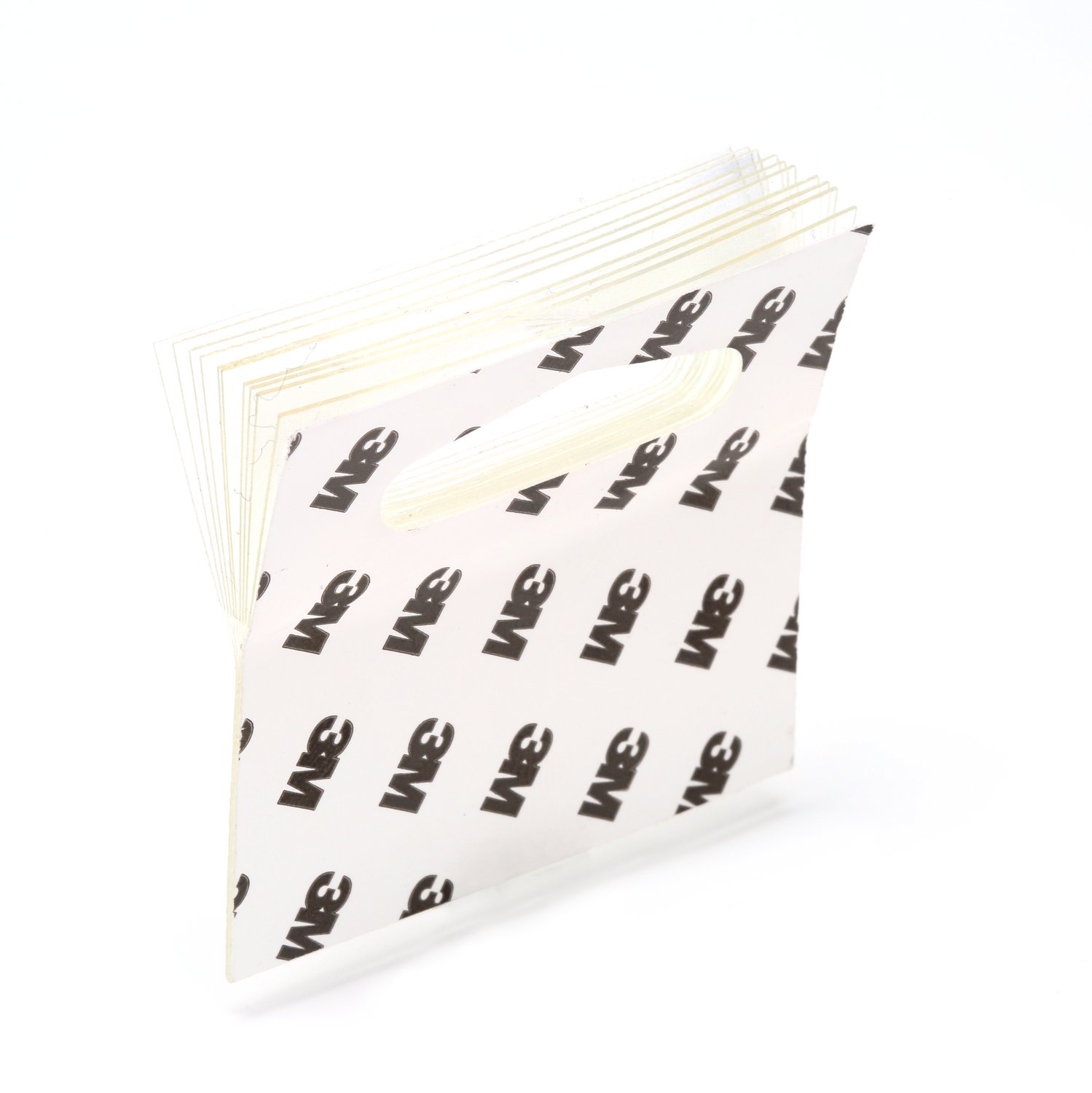 7000001899 - 3M Hang Tab 1075, Clear, 2 in x 2 in, (10 Tab/Pad 50 Pad/Pack) 10 Pack/Case