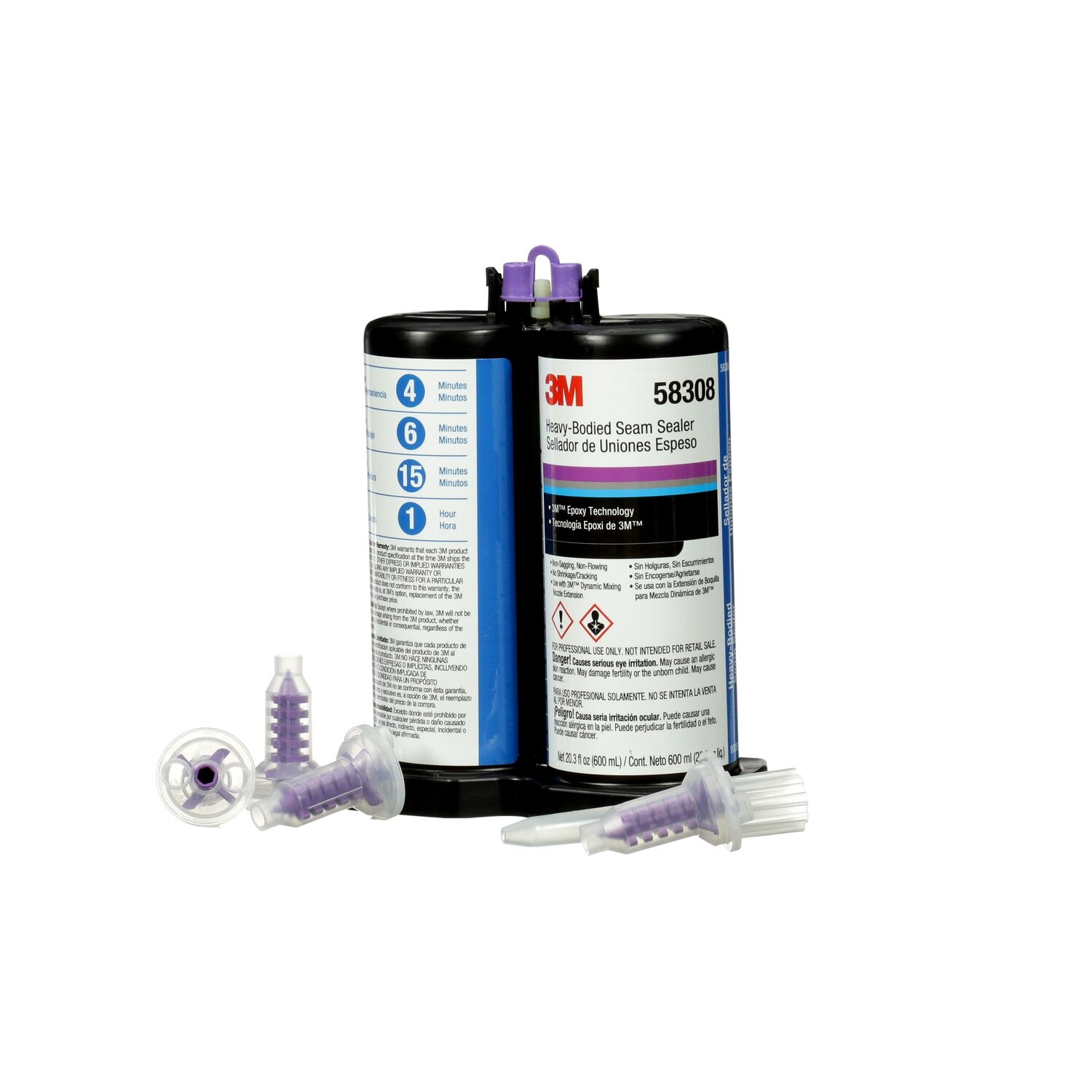 7000045515 - 3M Heavy-Bodied Seam Sealer 58308, 600 mL DMS Cartridge 6/Case