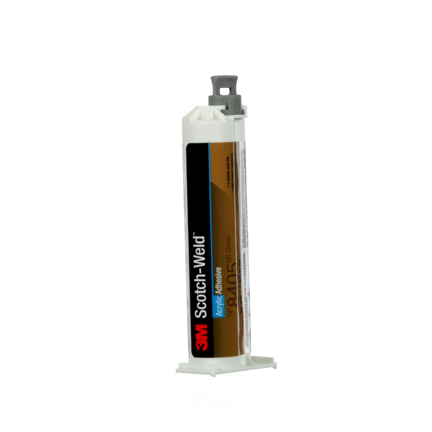 7100009688 - 3M Scotch-Weld Acrylic Adhesive DP8405NS, Green, 45 mL Duo-Pak, 12/Case