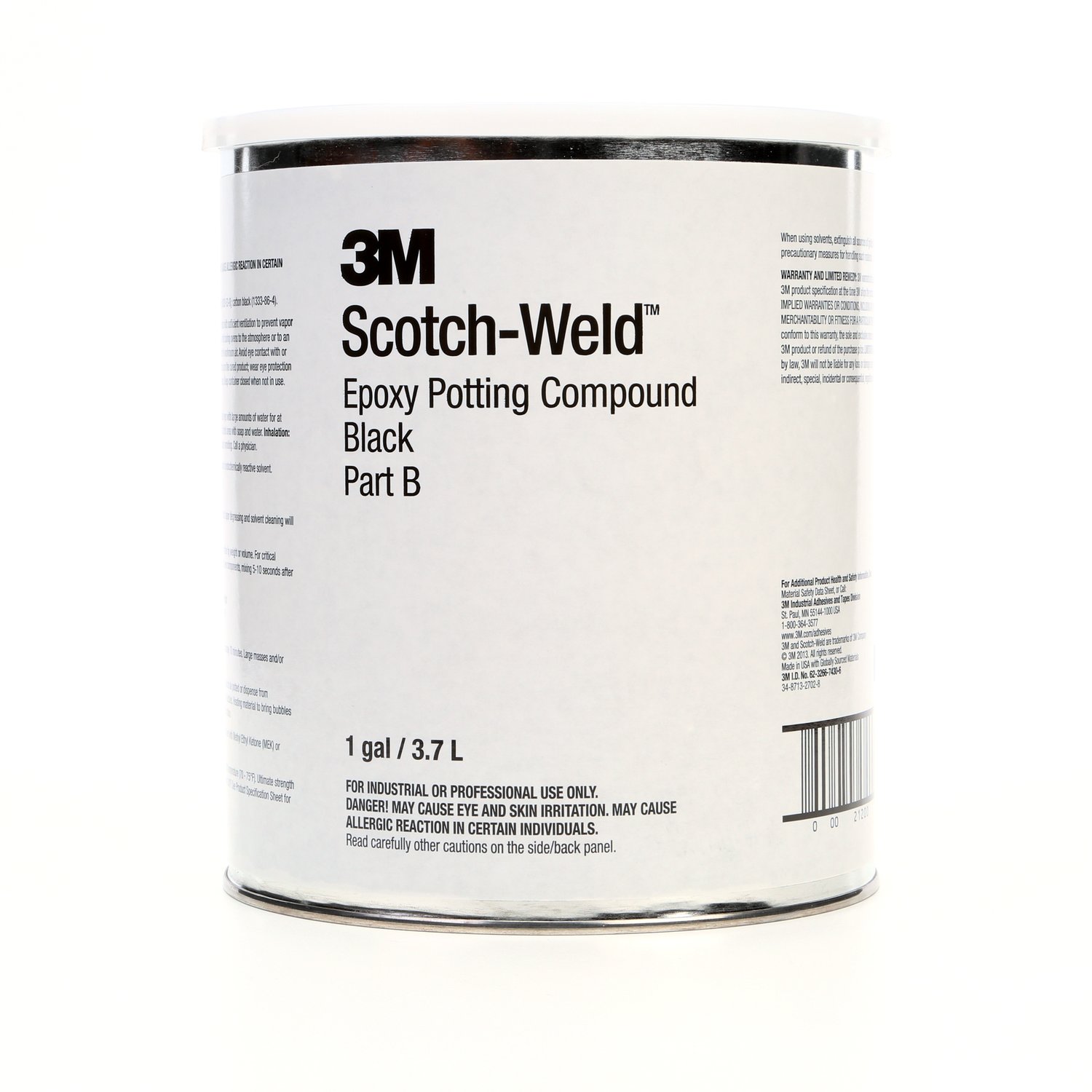 7000121253 - 3M Scotch-Weld Epoxy Potting Compound 270, Black, Part B/A, 2 Gallon, 2Kit/Case