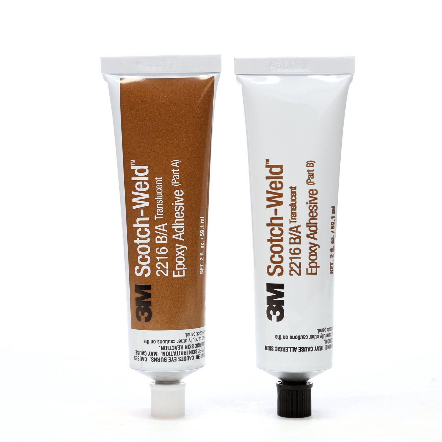 7000046479 - 3M Scotch-Weld Epoxy Adhesive 2216, Translucent, Part B/A, 4 fl oz, 6 Kit/Case