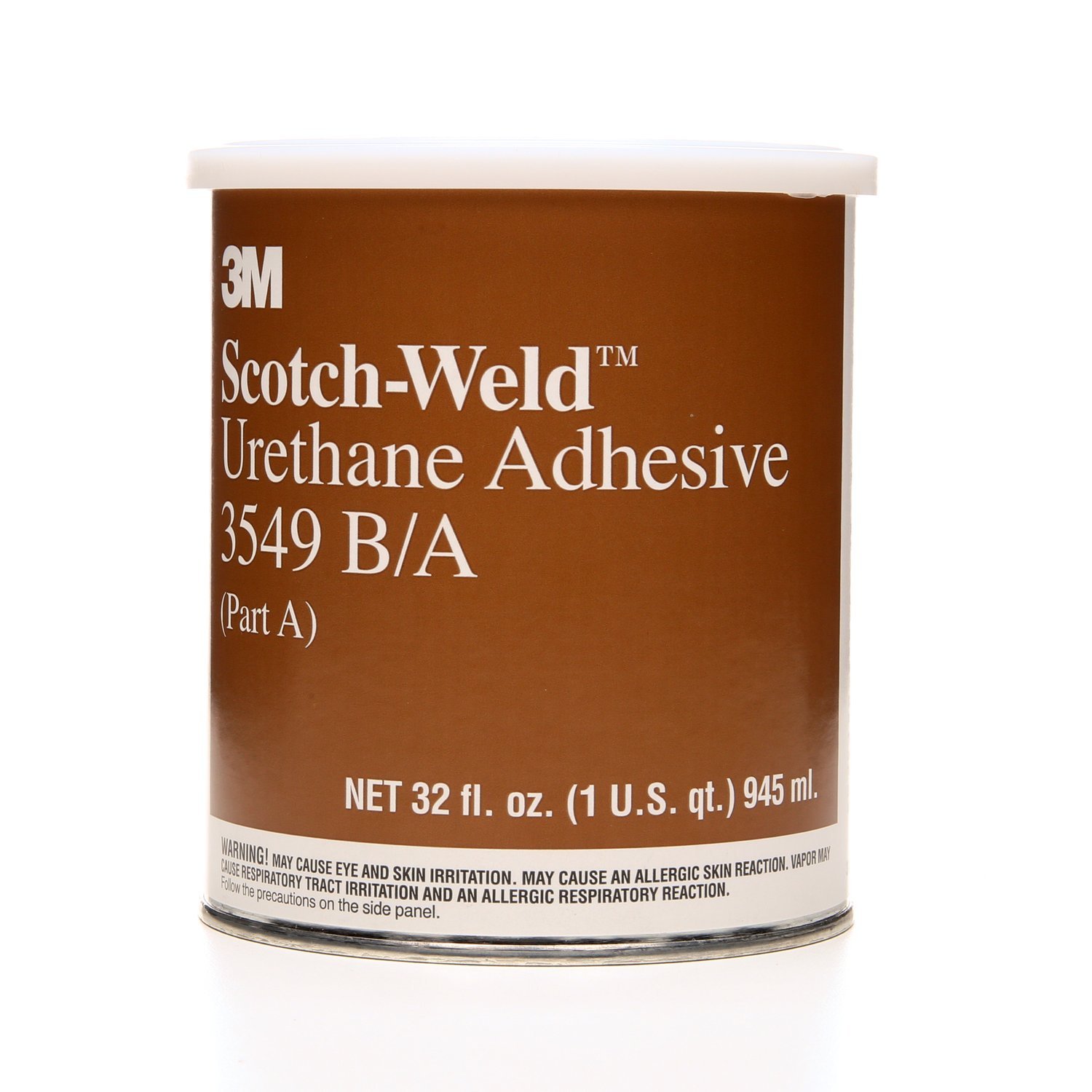 7000046485 - 3M Scotch-Weld Urethane Adhesive 3549, Brown, Part B/A, Quart, 6
Kit/Case