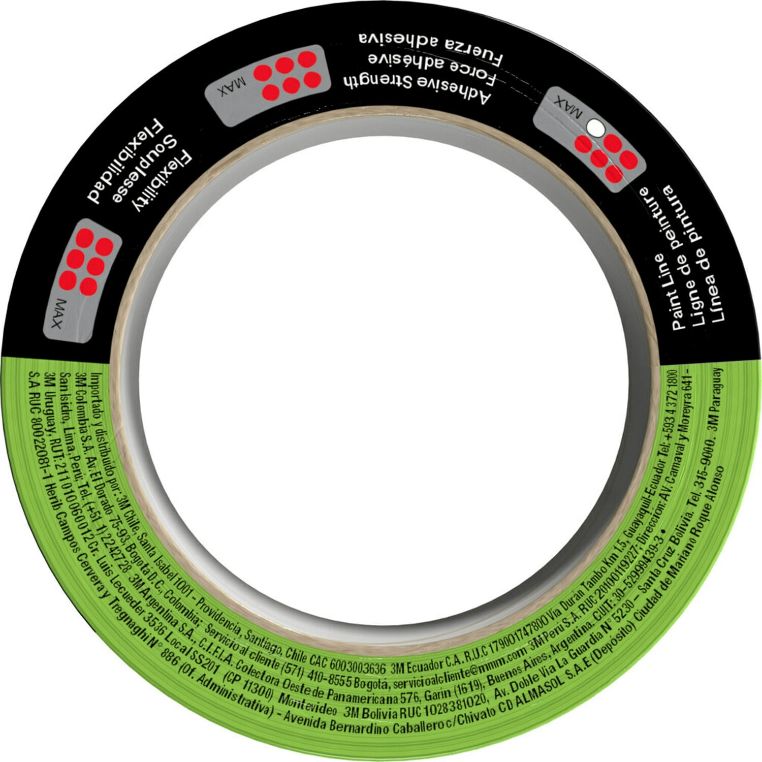7100255618 - 3M Automotive Performance Masking Tape 03435ESF, 48 mm x 32 m, 12 per case