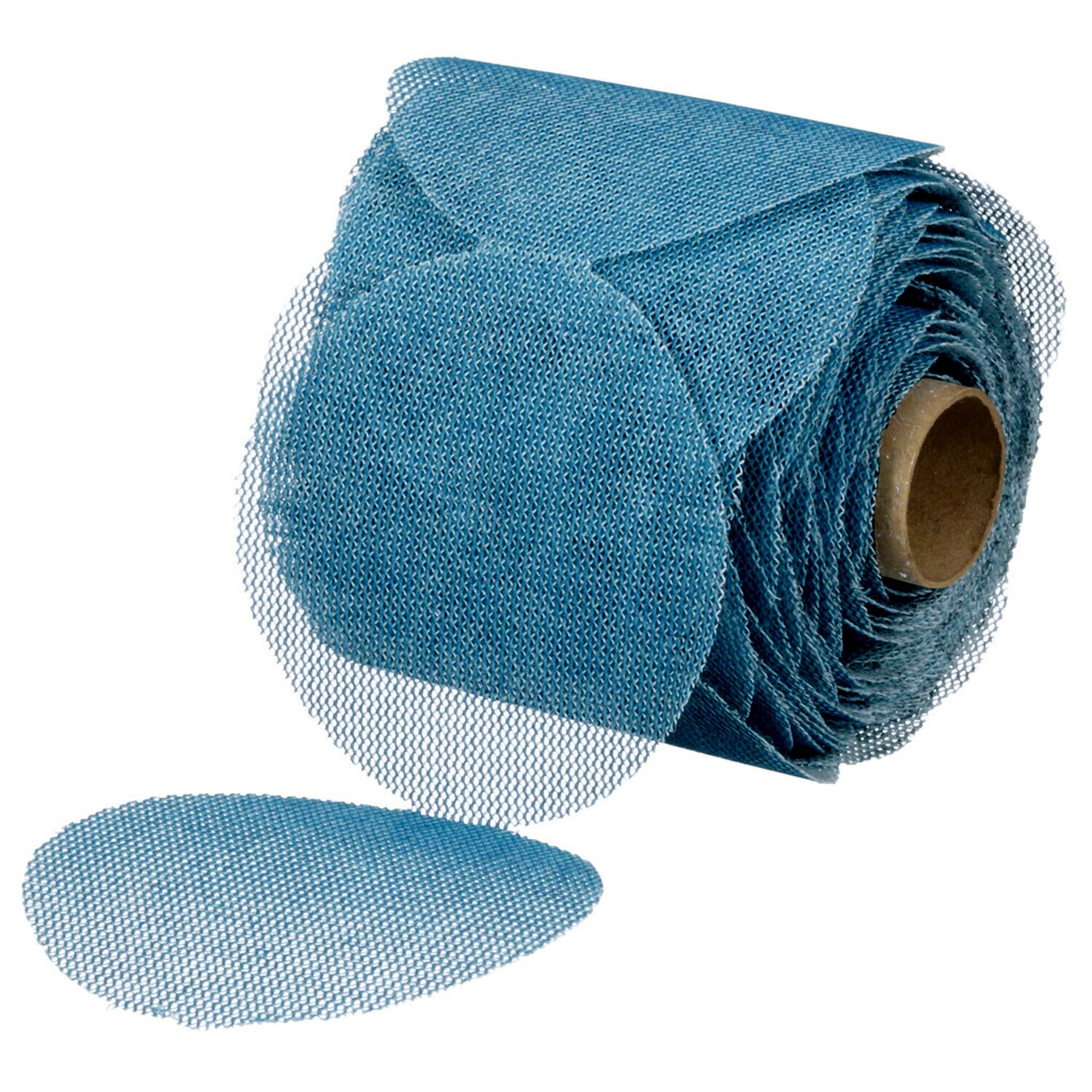 7100254379 - 3M Blue Net Disc Roll 36455, 320, 3 in, 100 Discs/Roll, 8 Rolls/Case