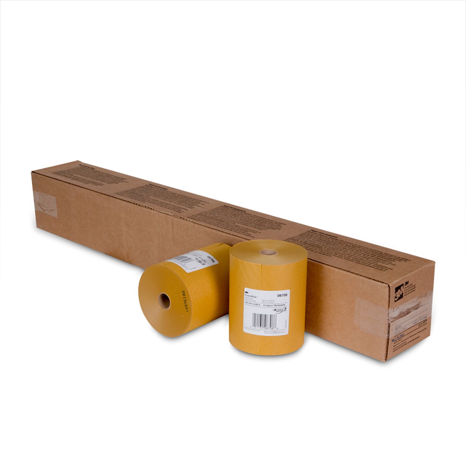 7000125998 - 3M Scotchblok Masking Paper, 06706, 6 in x 750 ft, 6 per case
