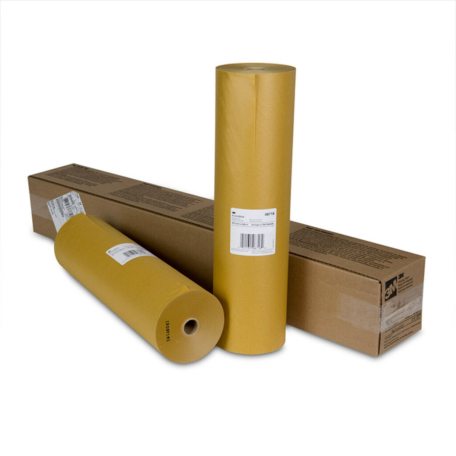7000051780 - 3M Scotchblok Masking Paper, 06718, 18 in x 750 ft, 2 per case