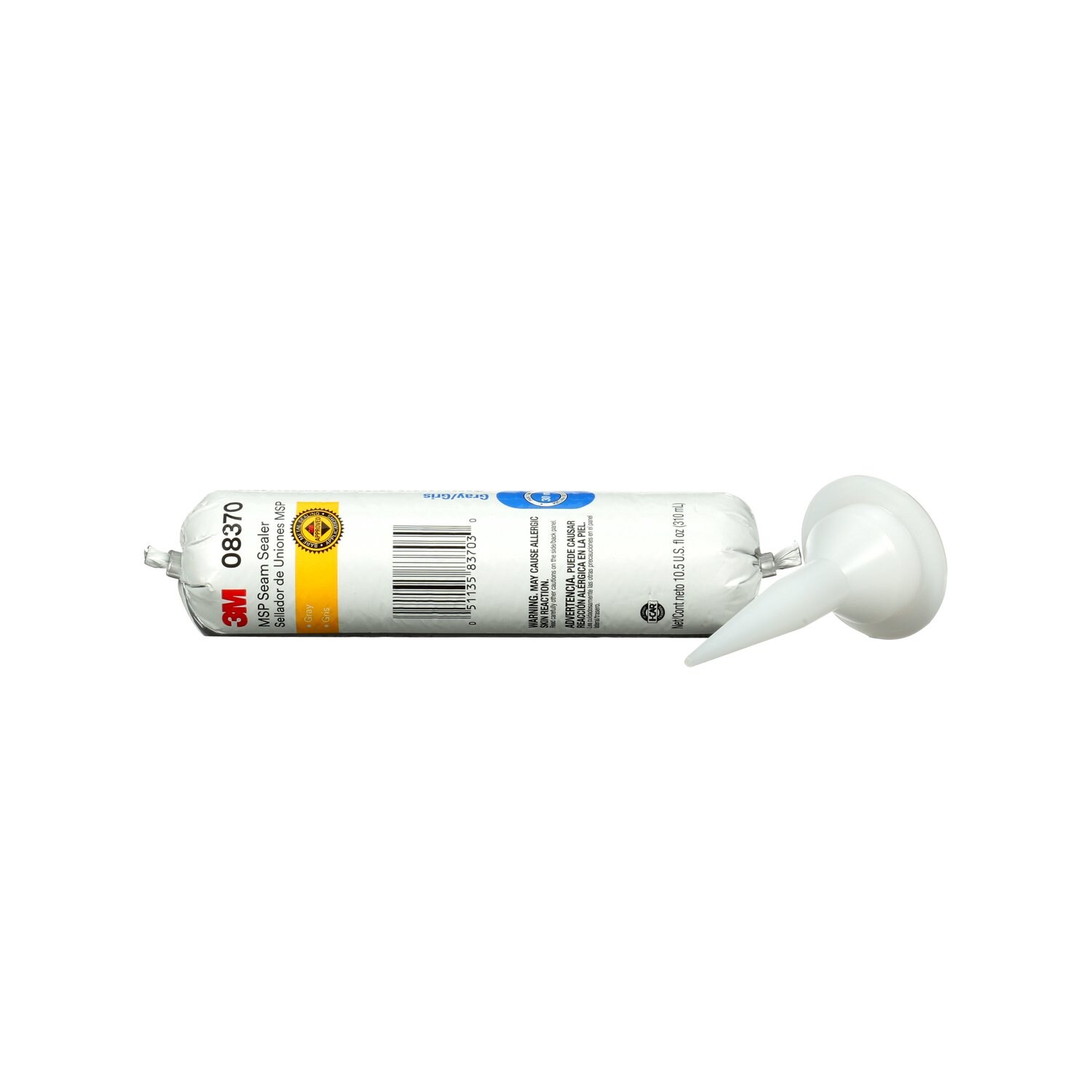 7000119838 - 3M MSP Seam Sealer 08370, Gray, 310 mL Flexpack, 6/Case