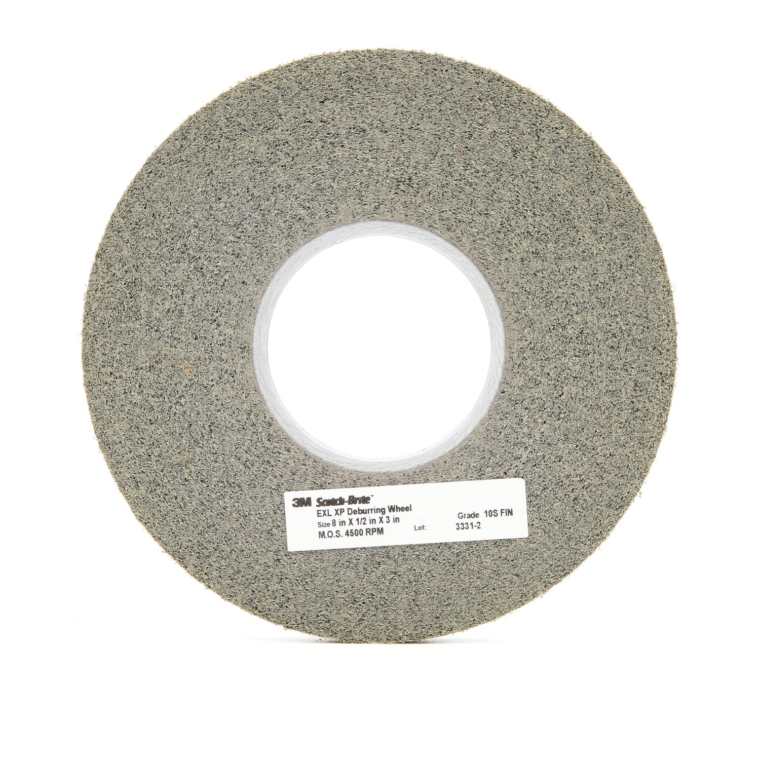 7010309983 - Scotch-Brite EXL-XP Deburring Wheel, XP-WL, 9S Fine, 12 in x 2 in x 5 in, 1 ea/Case
