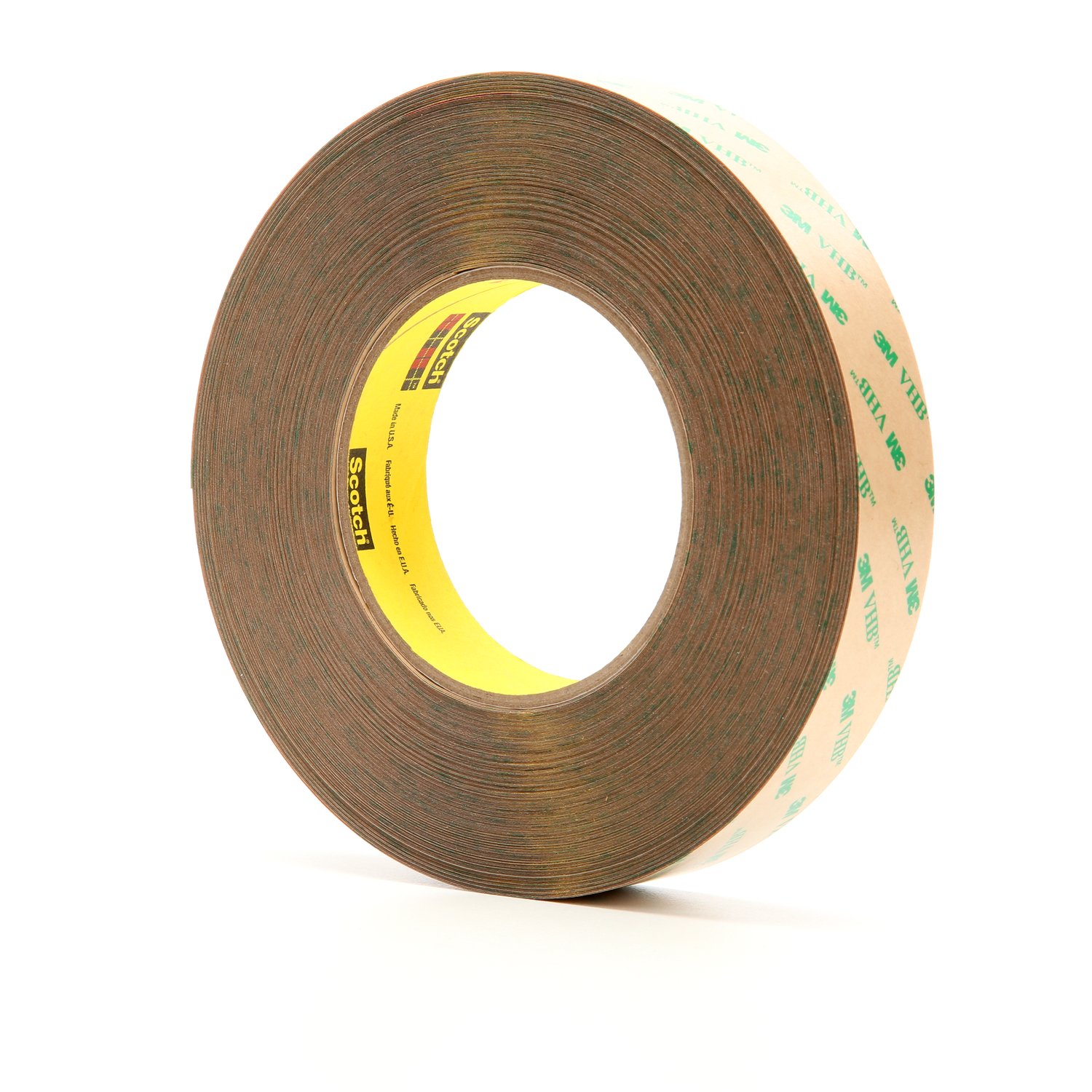 7000115598 - 3M VHB Adhesive Transfer Tape F9469PC, Clear, 1 in x 60 yd, 5 mil, 36 Roll/Case