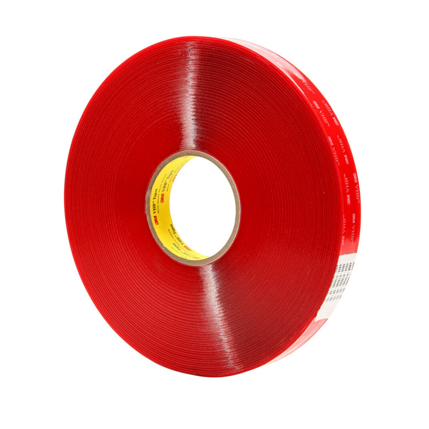 7000123596 - 3M VHB Tape 4905, Clear, 1 in x 72 yd, 20 mil, 9 Roll/Case