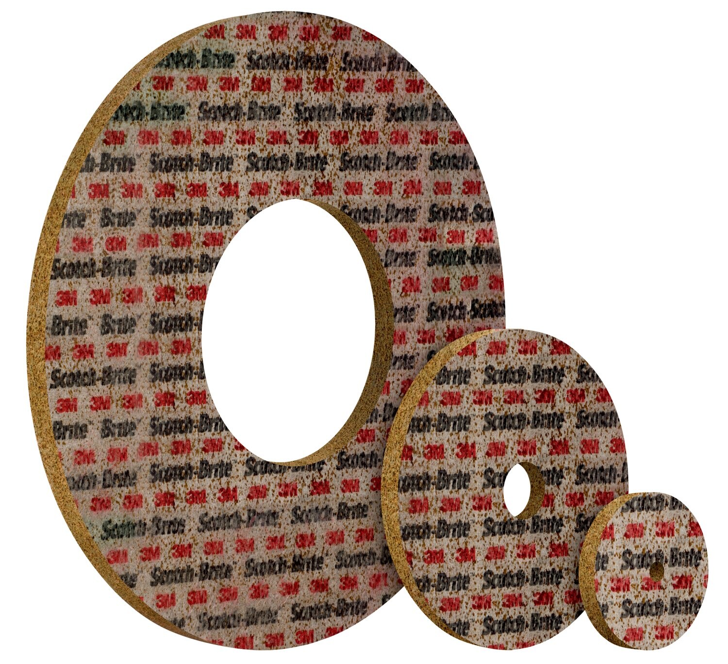 7010365574 - Scotch-Brite Diamond Wheel, 645DC 6 in x 1/2 in x 1 in, 3 ea/Case