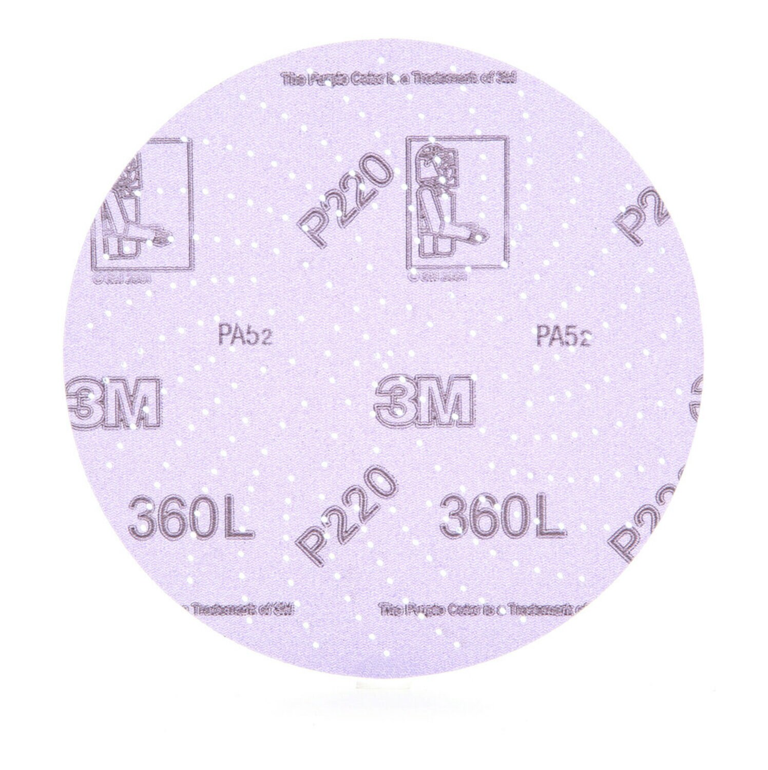 7100242232 - 3M Xtract Film Disc 360L, P220 3MIL, 6 in, Die 600LG, 100/Pack, 500
ea/Case, Shrink Wrapped