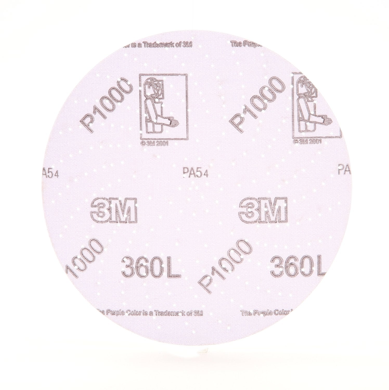 7100077975 - 3M Xtract Film Disc 360L, P1000 3MIL, 6 in, Die 600LG, 100/Carton, 500
ea/Case