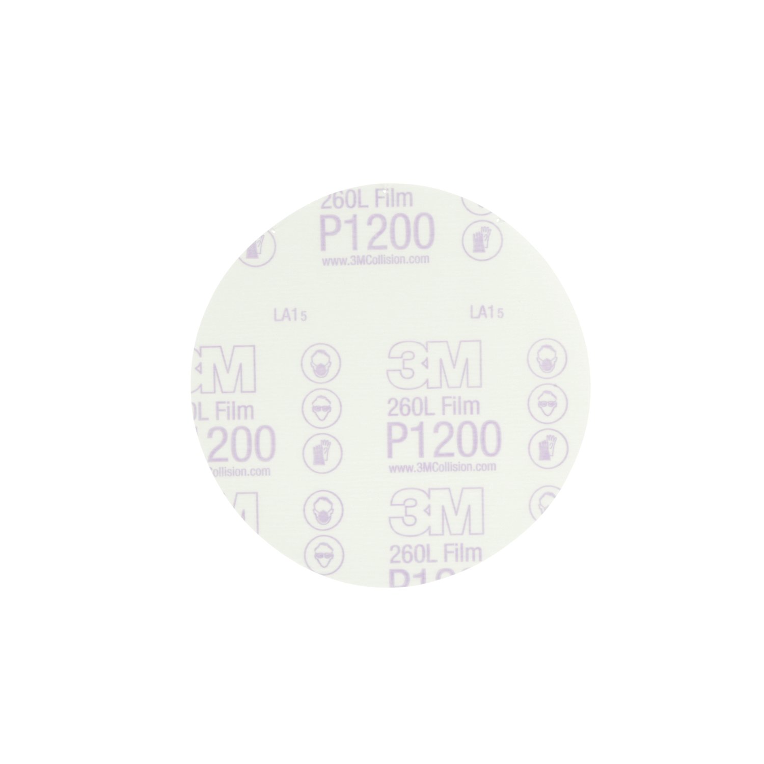 7000119775 - 3M Stikit Red Finishing Film Abrasive Disc 260L, 01103, 6 in, P1200, 25 discs per carton, 4 cartons per case