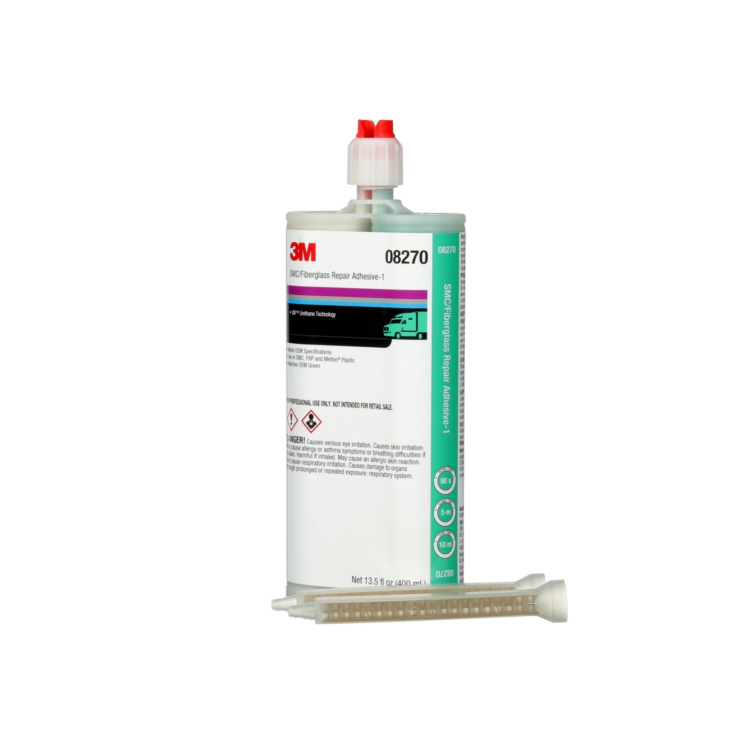 7000119842 - 3M SMC/Fiberglass Repair Adhesive-1 08270, Green, 400 mL Cartridge 6/Case
