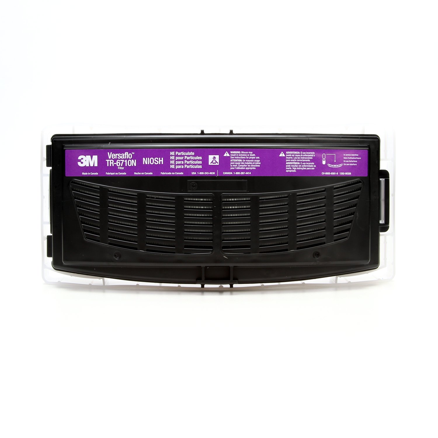 7100019288 - 3M Versaflo High Efficiency Filter TR-6710N/37358(AAD), for TR-600 PAPR, 40 EA/Case