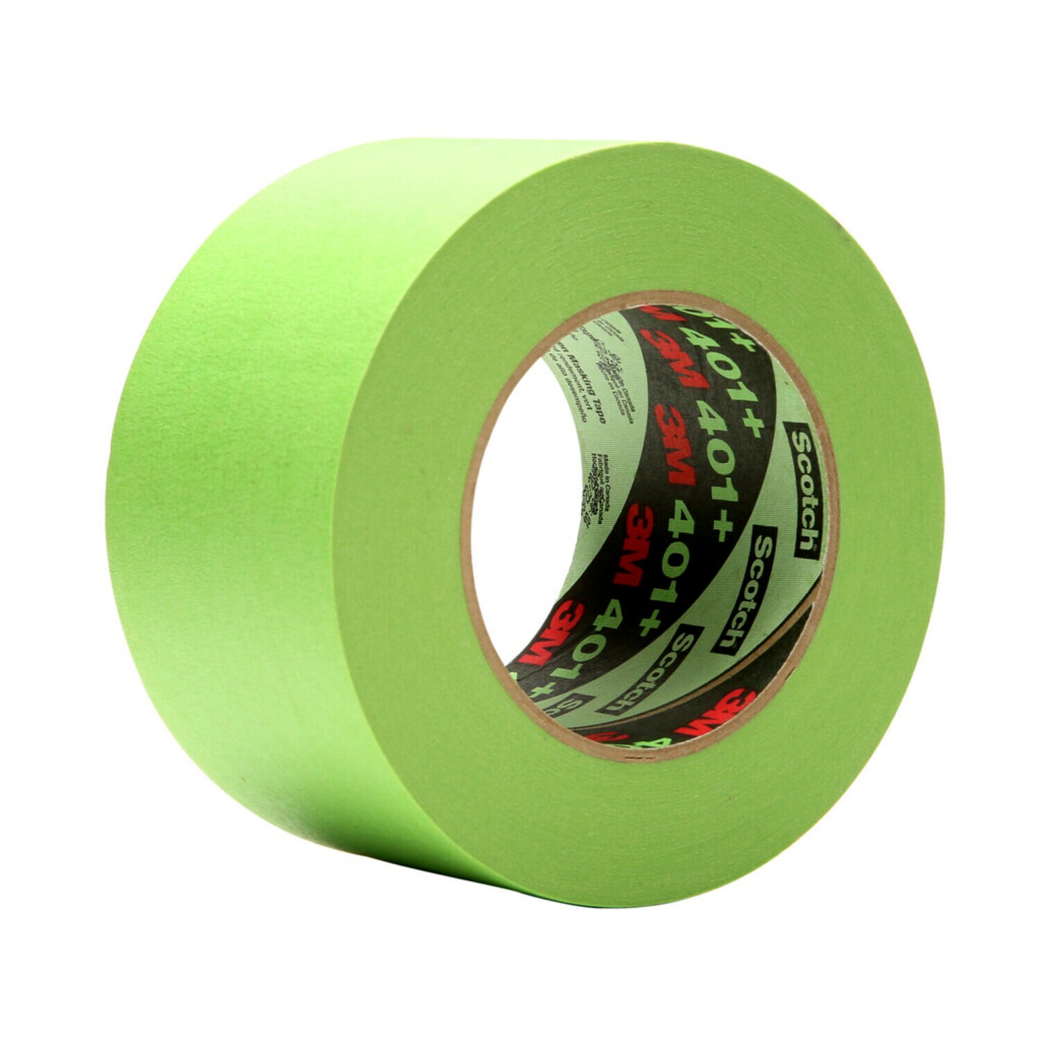 7000124899 - 3M High Performance Green Masking Tape 401+, 72 mm x 55 m, 6.7 mil, 8 Roll/Case