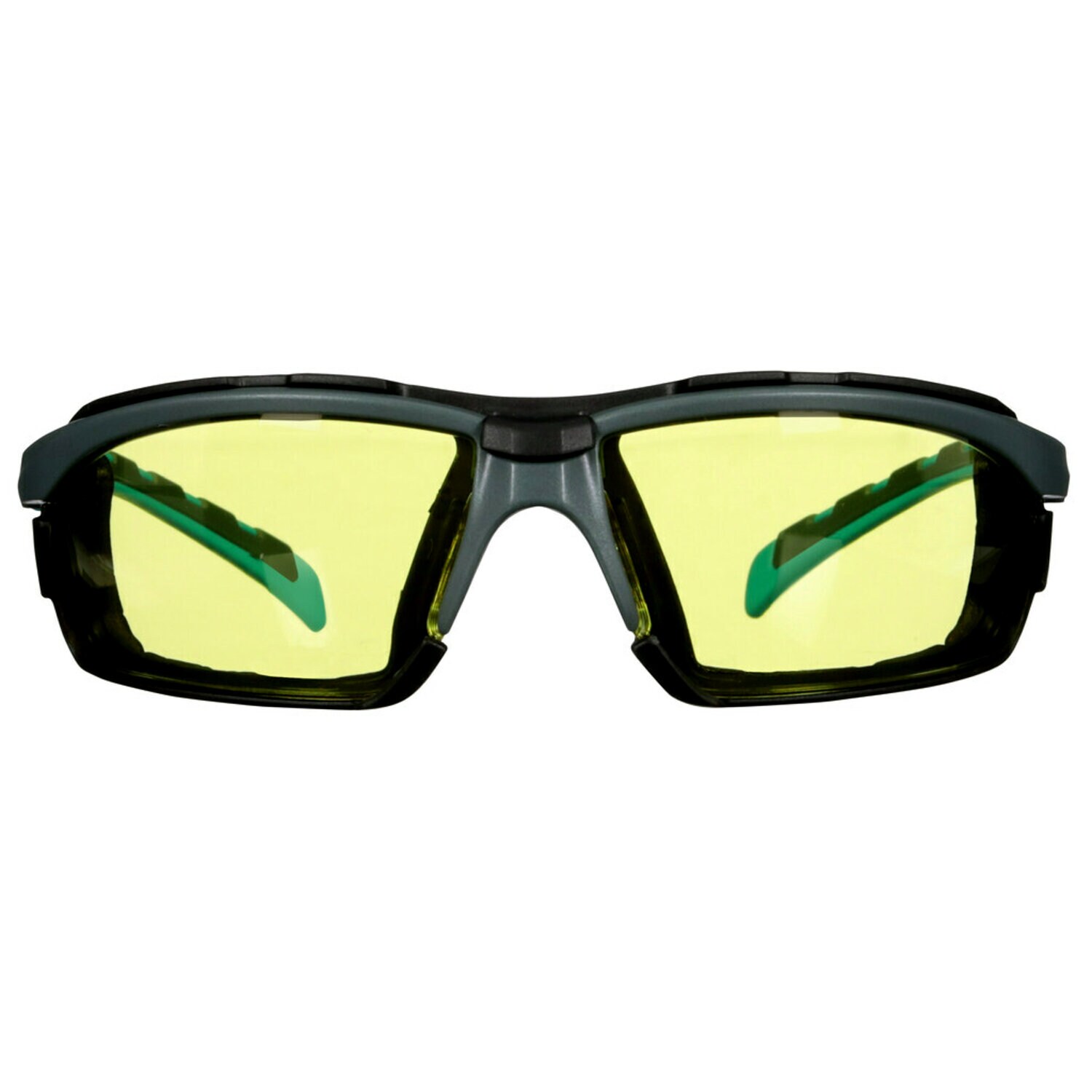 7100259422 - 3M Solus 2000 Series S2003SGAF-BGR-F, Gray/Blue-Green, Scotchgard Anti-Fog Coating, Amber AF-AS lens, Fm Gskt, 20 ea/Case