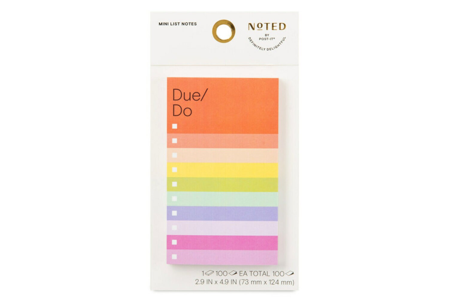 Post-it Tabs, 2 in, Solid, Assorted Colors, 6 Tabs/Color, 5 Colors, 30  Tabs/Pack (686-ROYGB)