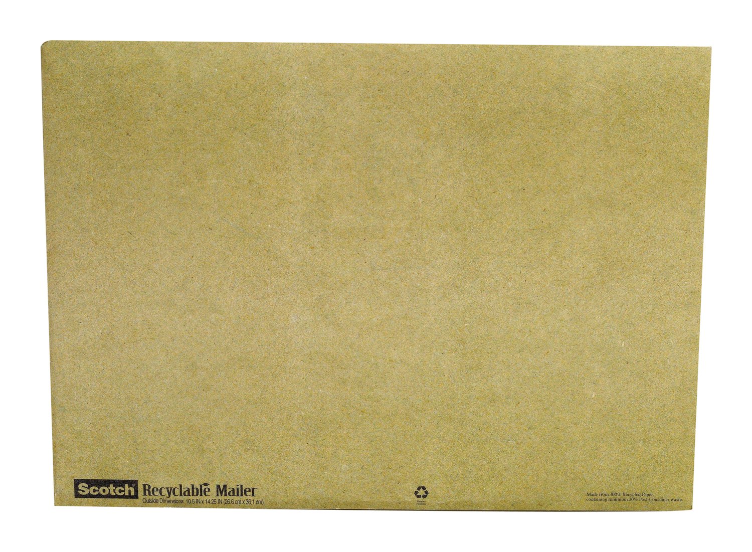 7010340445 - Scotch Padded Mailer 6915, 10 in x 14 in, Recyclable Mailer