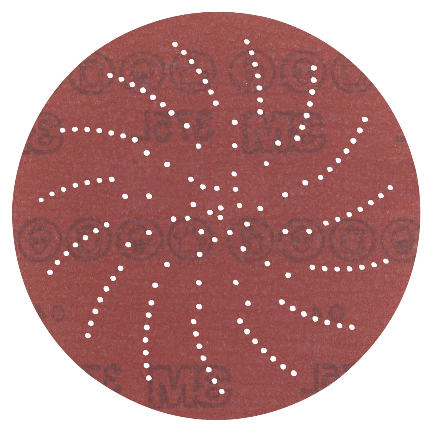 7100305619 - 3M Xtract Film Disc 375L, P240 3MIL, 6 in, Die 600LG, 50/Carton, 250ea/Case