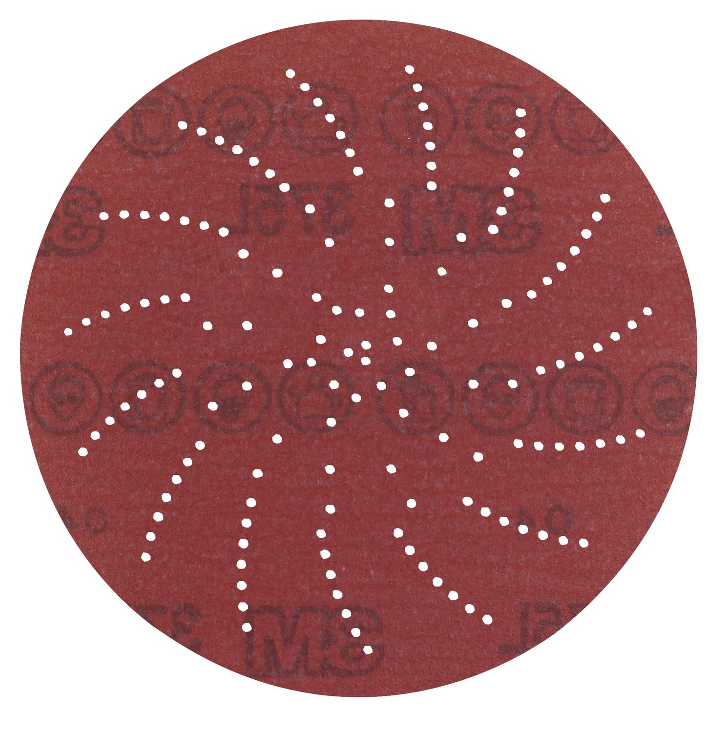 7100305559 - 3M Xtract Film Disc 375L, P240 3MIL, 5 in, Die 500LG, 50/Carton, 250 ea/Case
