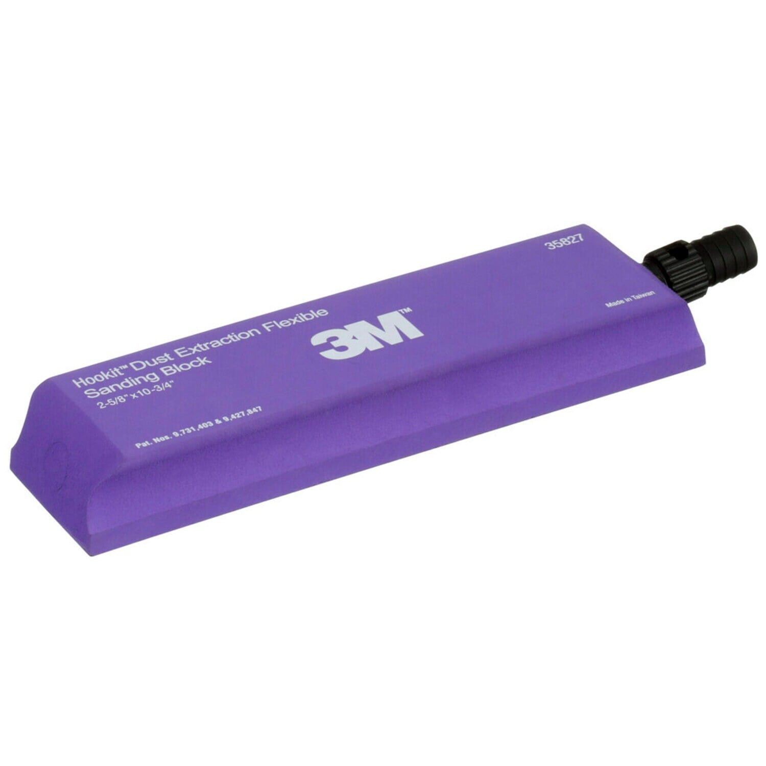 7100256623 - 3M Hookit Dust Extraction Flexible Sanding Block 35827, 273 mm x 67 mm, 12/Case
