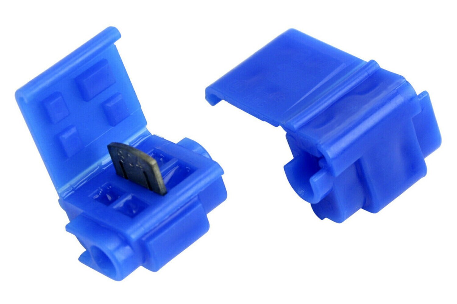 7100167045 - 3M Scotchlok Electrical IDC 804-POUCH, Blue, 18-16 AWG (solid/stranded), 14 AWG (stranded), 25 per pouch, 250/case