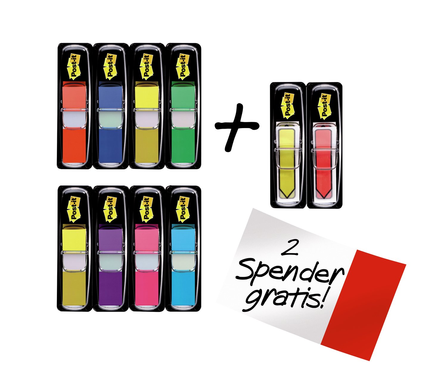 7000122623 - Post-it Flags 683-VAD1, .47 in. x 1.7 in. Assorted