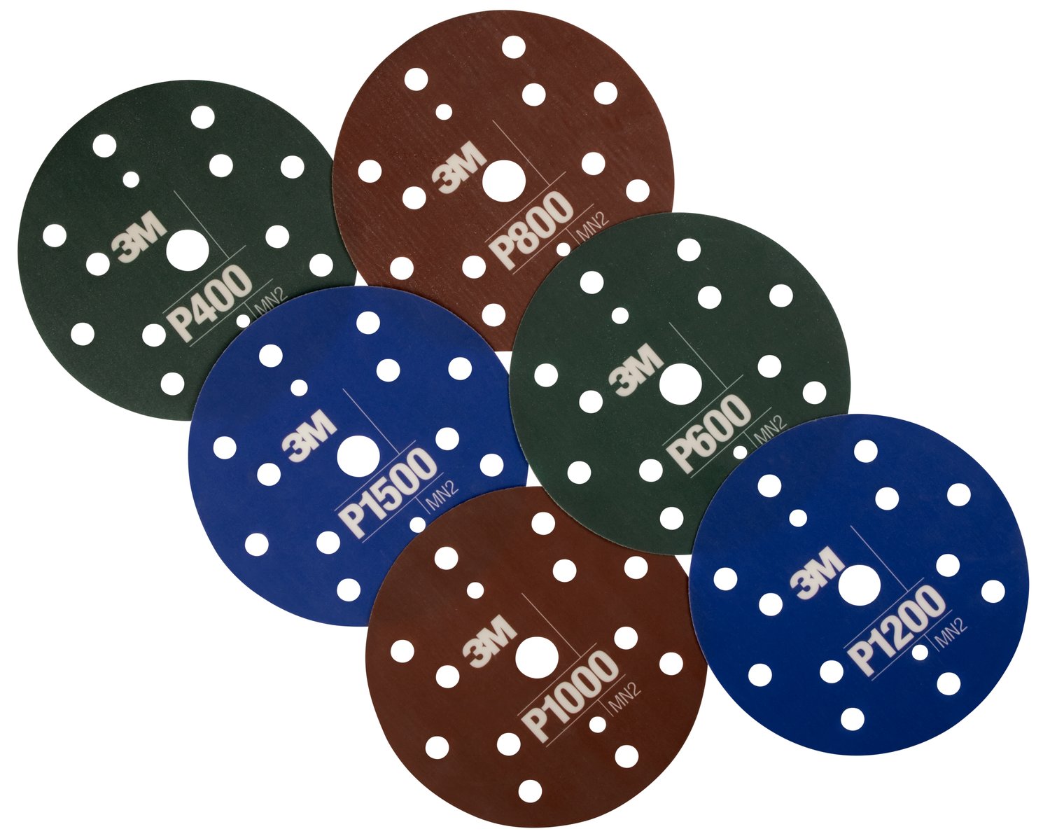 7100169733 - 3M Hookit Flexible Abrasive Disc 270J, 34799, 6 in, P320, 25 discs per
carton, 5 cartons per case
