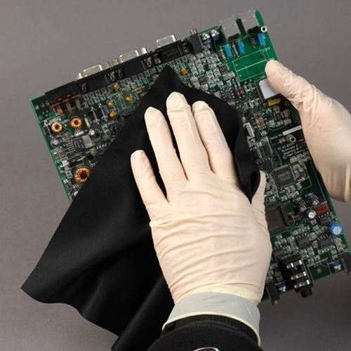 6259BESD2 - CHEMTRONICS COVENTRY POLY DOUBLE ONYX ESD WIPES 9IN X 9IN