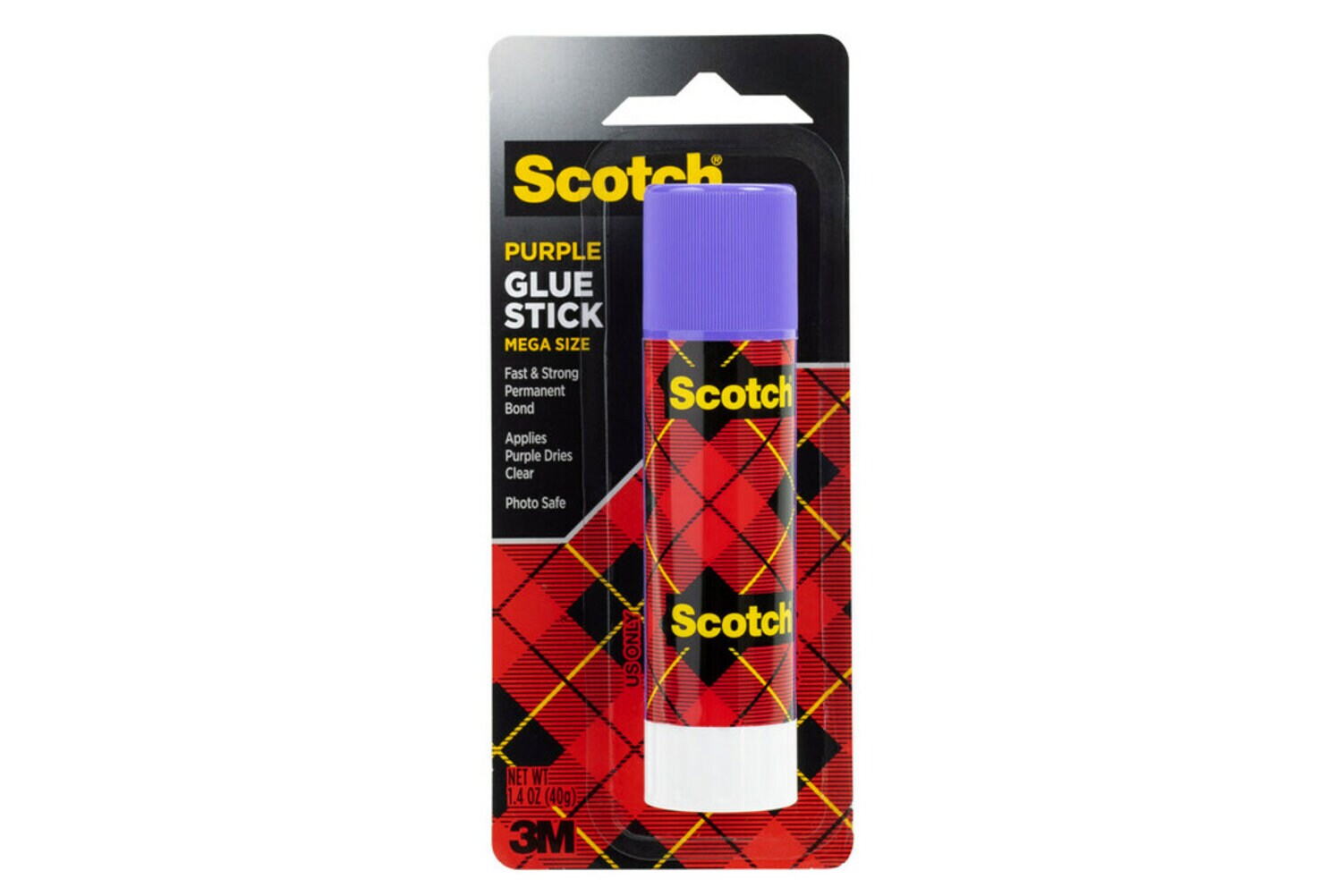 7010383996 - Scotch Mega Purple Glue Stick 6108-MEGA, 1.4 oz